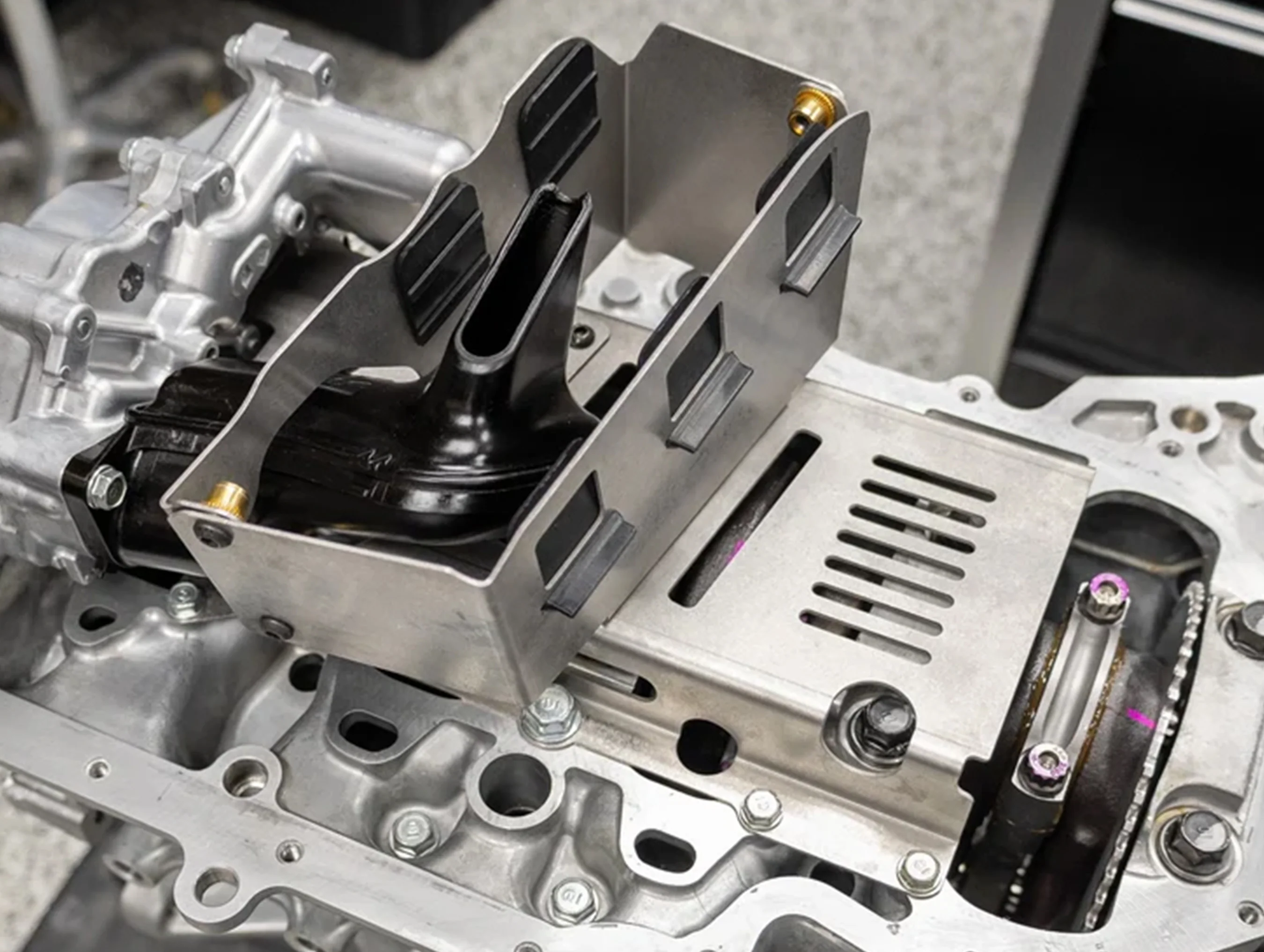 4Piston Racing K20C1 Oil Pan Baffle - Image 7