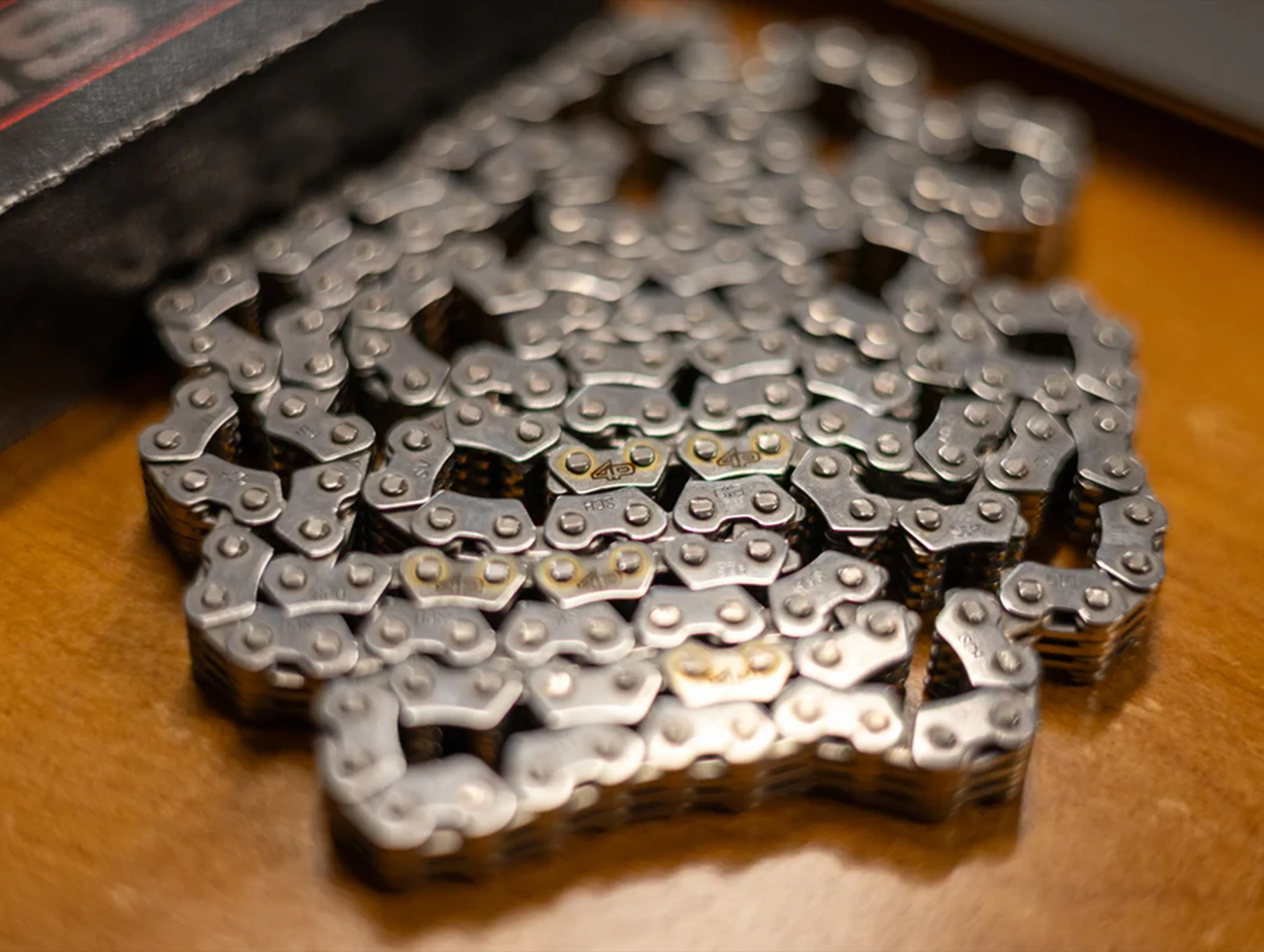 4Piston Racing Ultra High Polished Timing Chain - K20/K24/K20C1 - Image 2