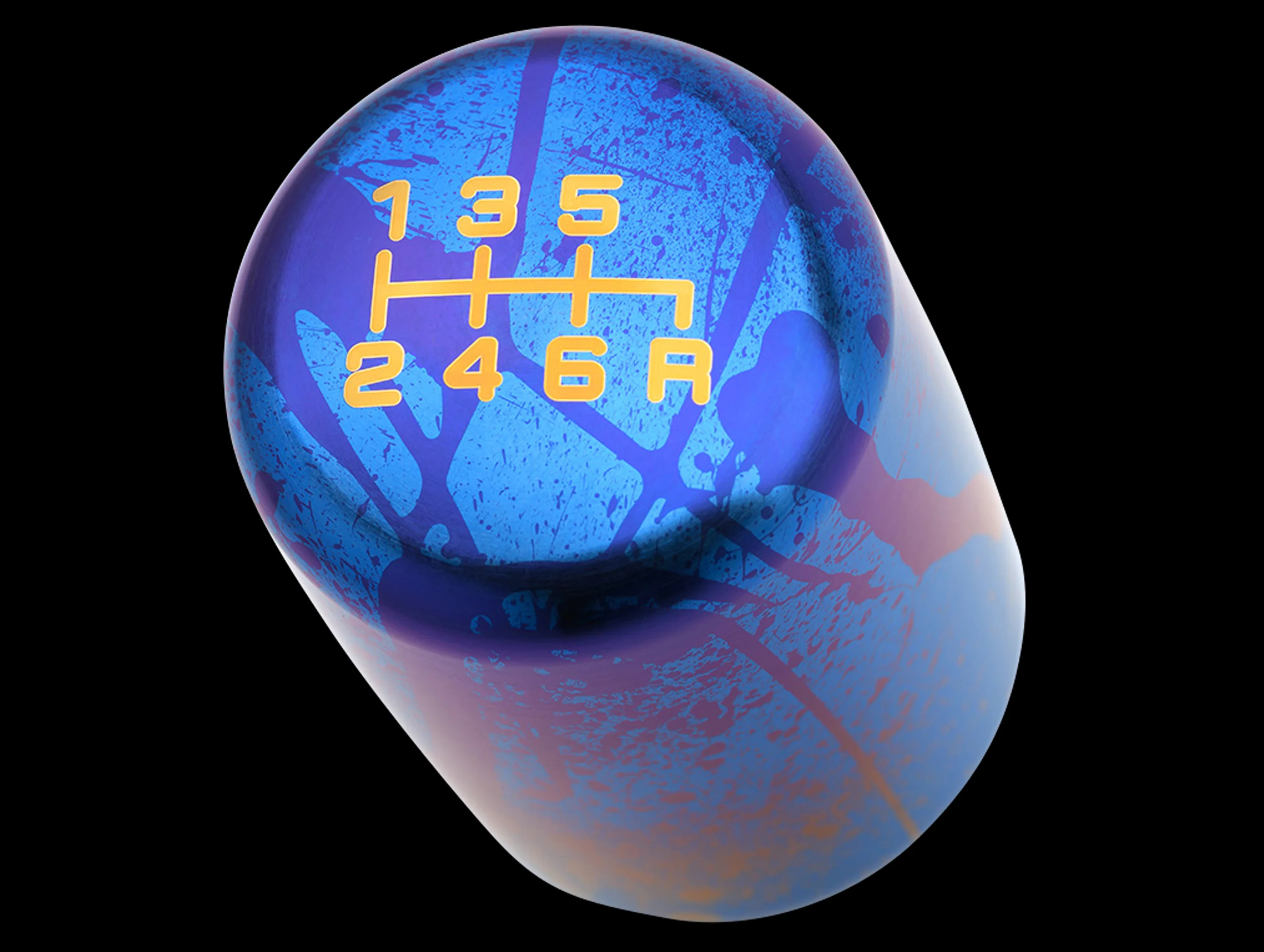 Acuity ESCO-Ti Titanium Shift Knob - Splatter Titanium - Image 8