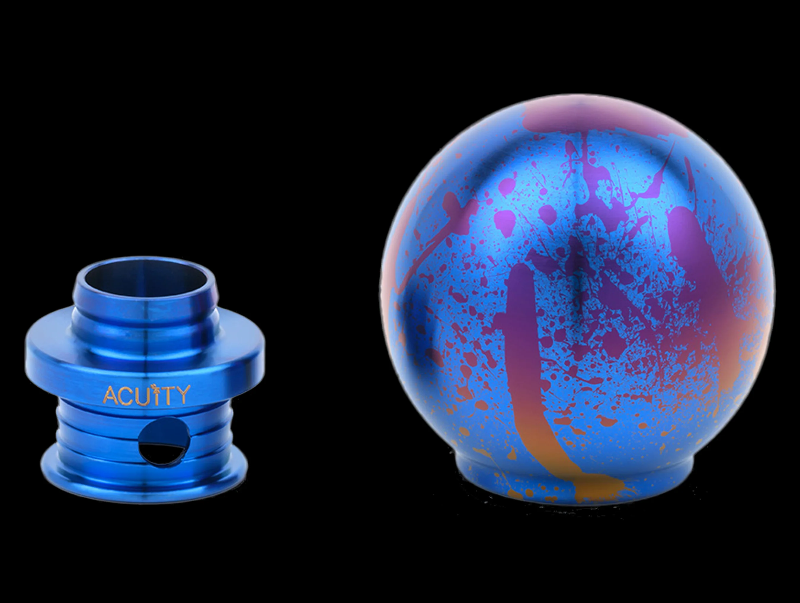Acuity POCO Titanium Shift Knob - Splatter Titanium - Image 3
