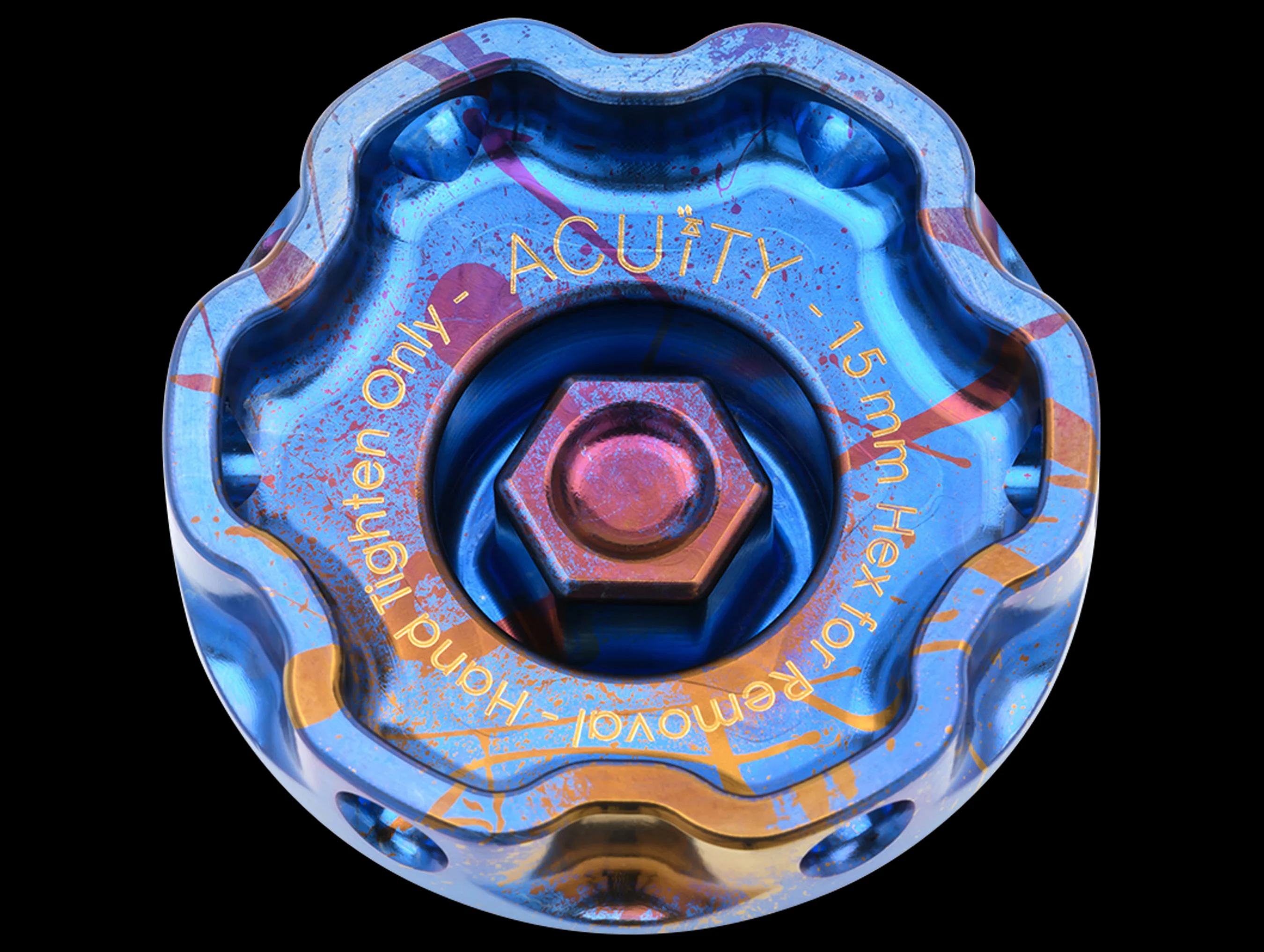 Acuity Podium Titanium Oil Cap - Honda/Acura - Image 2