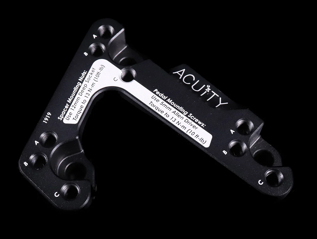 Acuity Throttle Pedal Spacer (LHD) - 12+ Civic / 14-17 Fit / 18+ Accord - Image 3