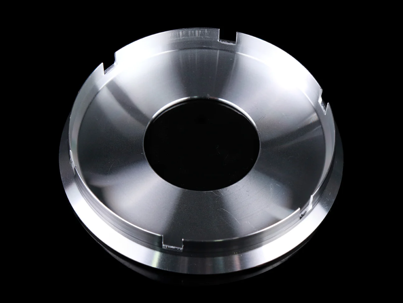 Advan Full Flat Type White Center Cap - 73MM - Image 3