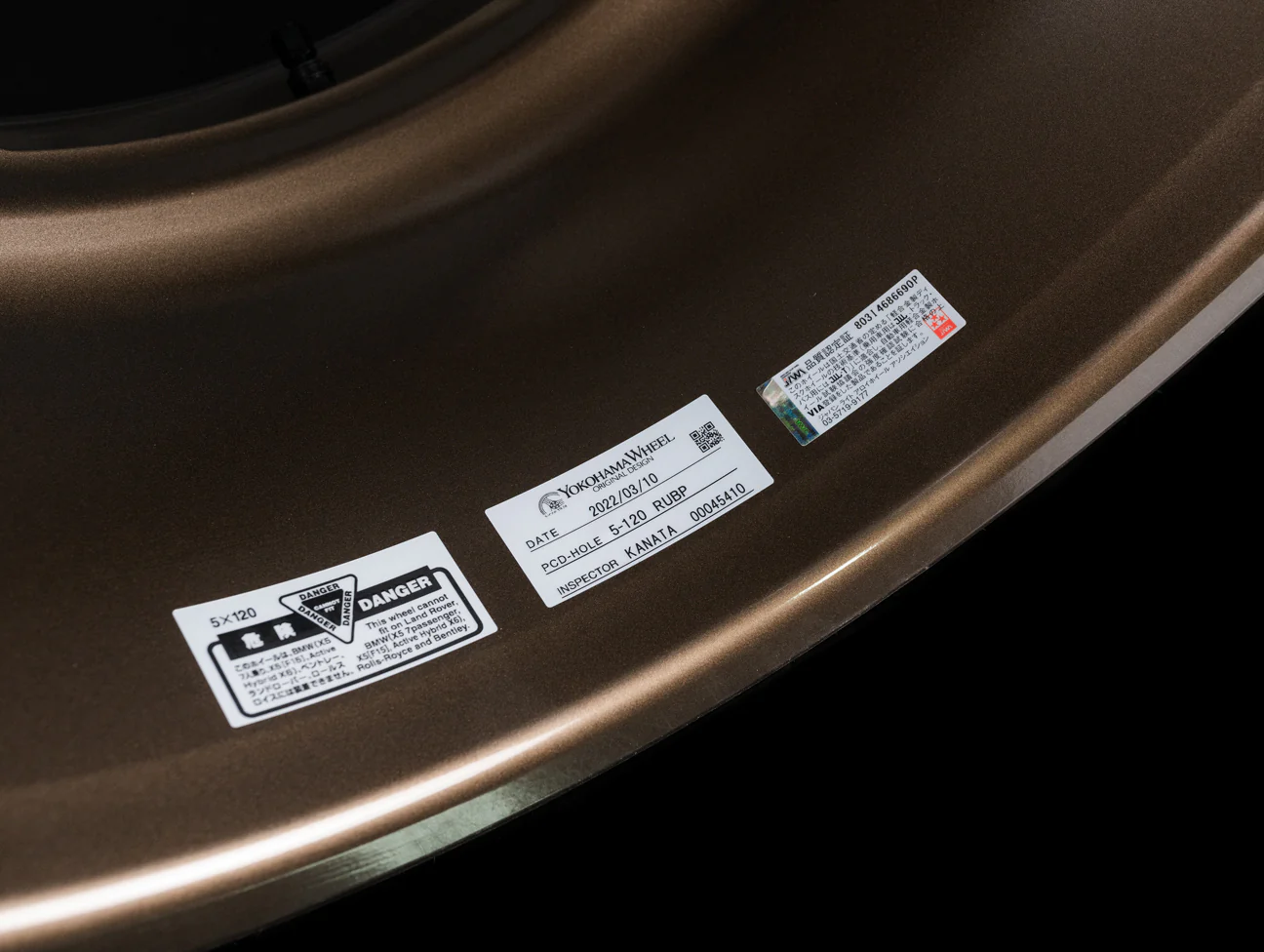 Advan Racing GT Premium Wheels - Umber Bronze - 18x9.5 / 5x120 / +38 - Image 5