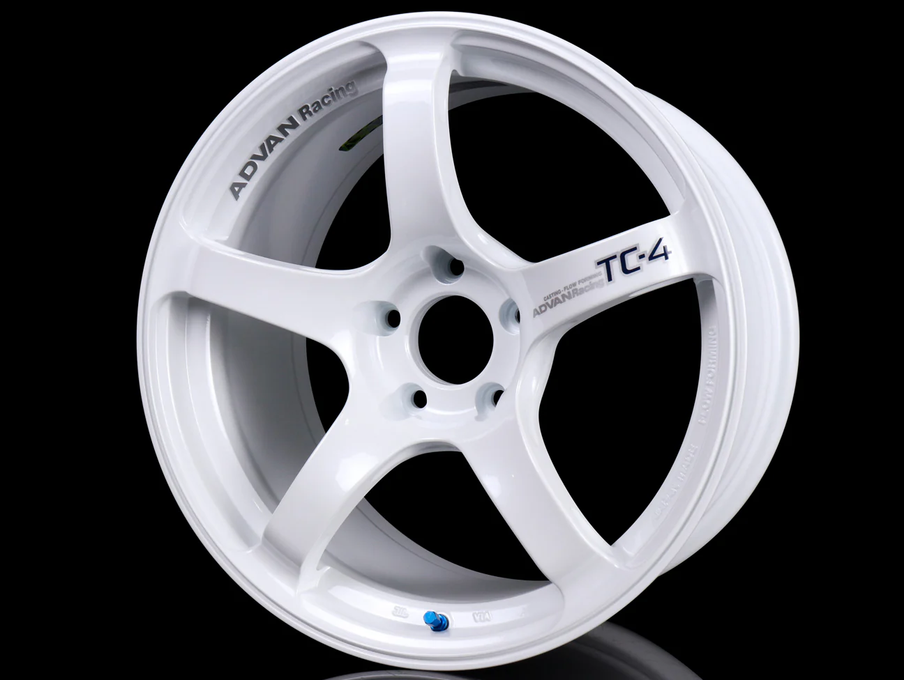 Advan Racing TC4 Wheels - White / 18x9.5 / 5x114.3 / +35 - Image 2