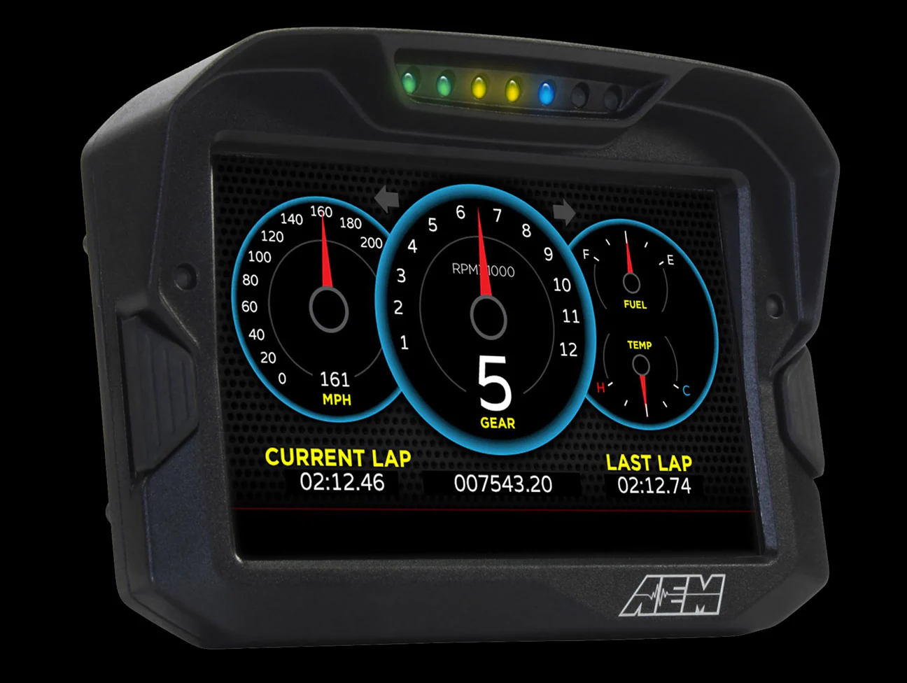 AEM CD-7 7" Carbon Digital Racing Dash Color Display - Image 7