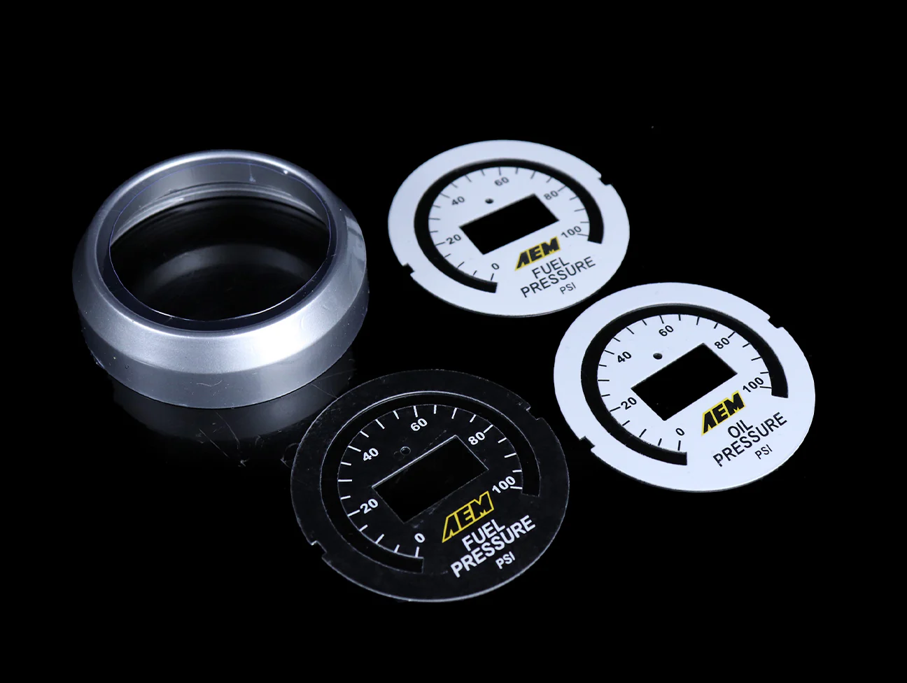 AEM Fuel & Oil Pressure Display Gauge 0-100psi - Image 4