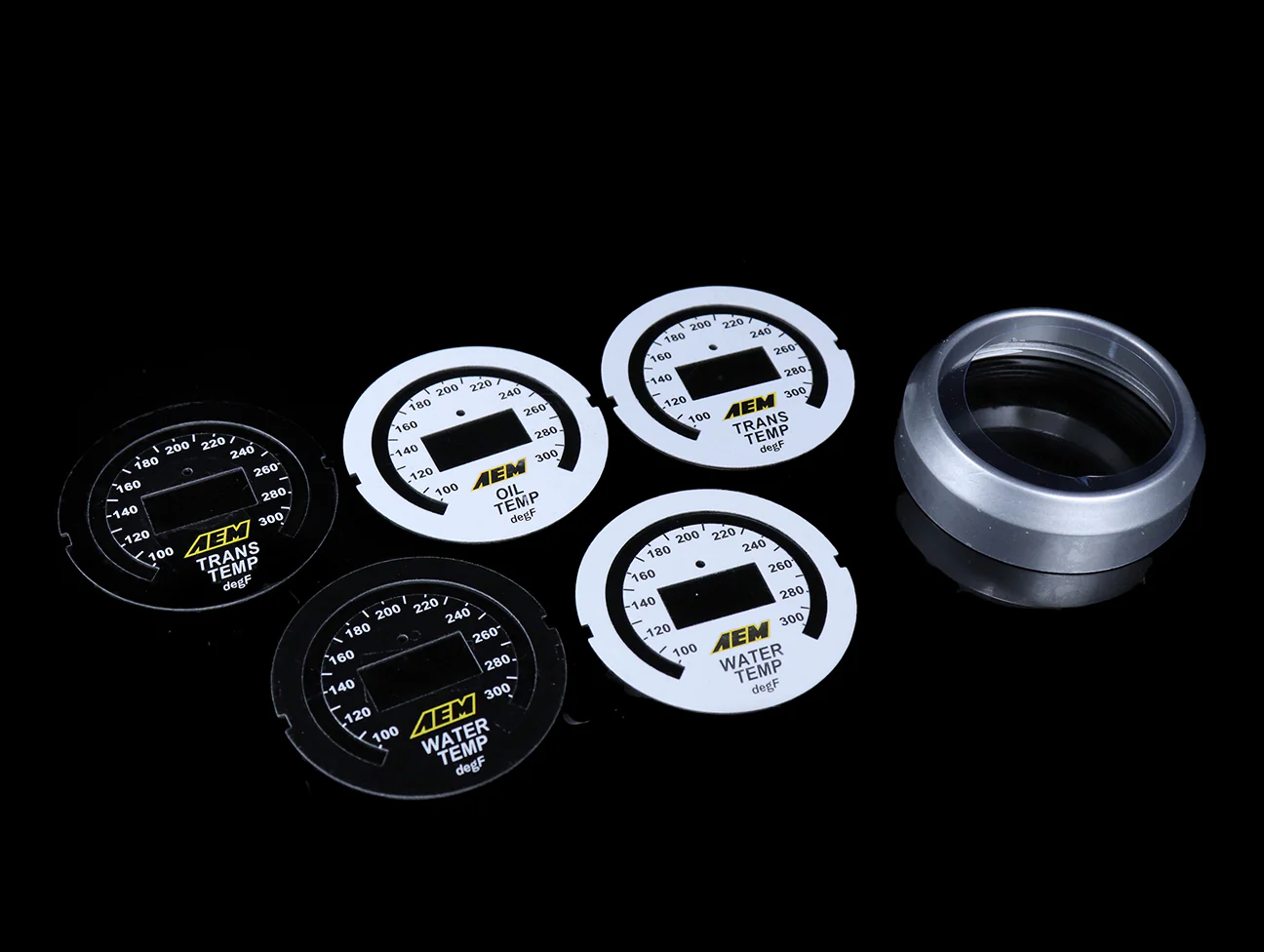 AEM Water / Oil / Trans Temp Display Gauge 100-300F - Image 6