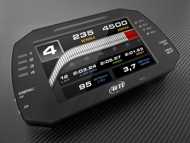 AiM MXG 7" Wide Display Dash Data Logger - Image 8