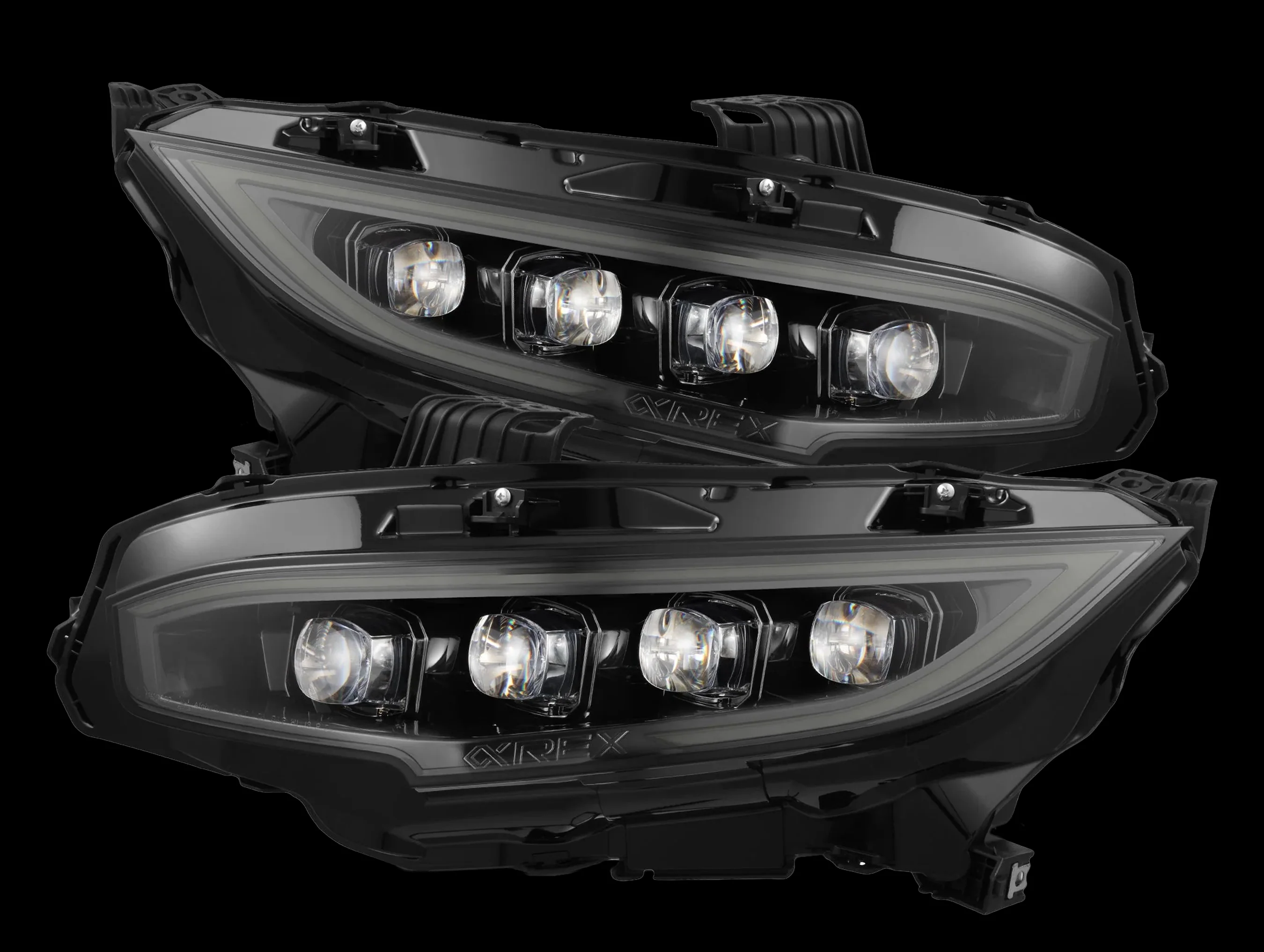 AlphaRex NOVA-Series LED Projector Headlights - 16-21 Honda Civic - Image 2