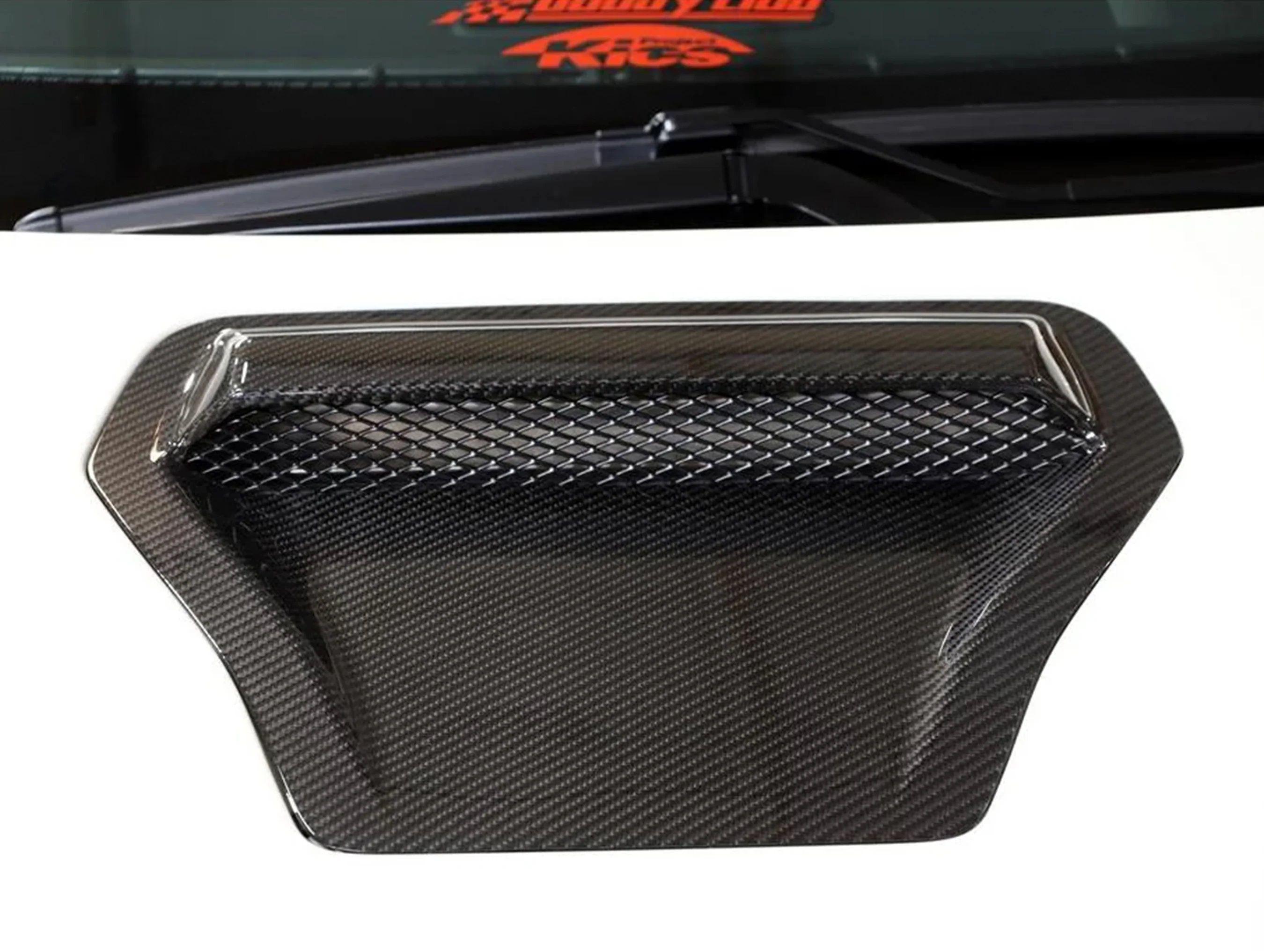 APR Performance Carbon Fiber Hood Scoop - 17-21 Civic Type R (FK8) - Image 4