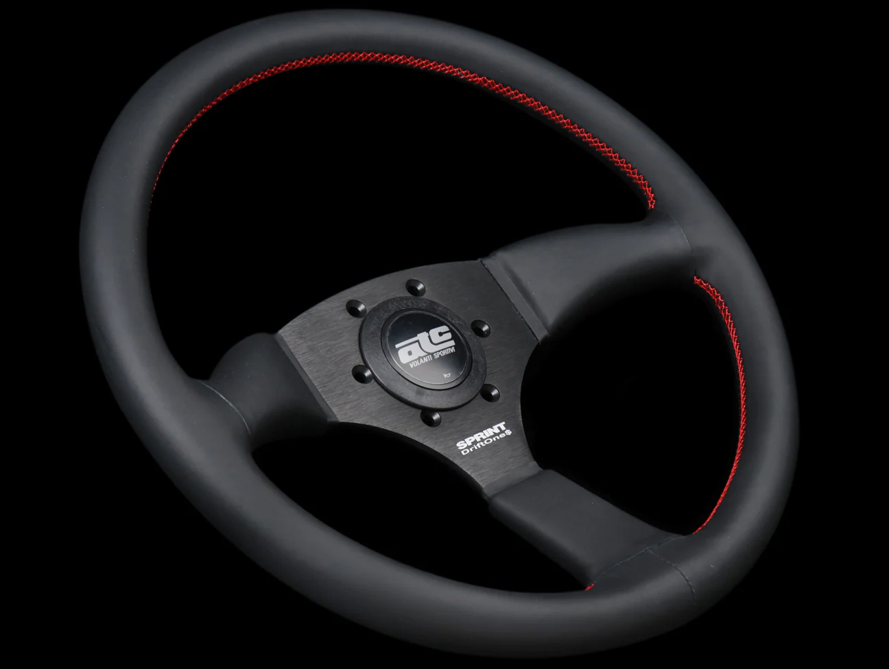 ATC Sprint Driftone$ Steering Wheel - Red Stitch - Image 2