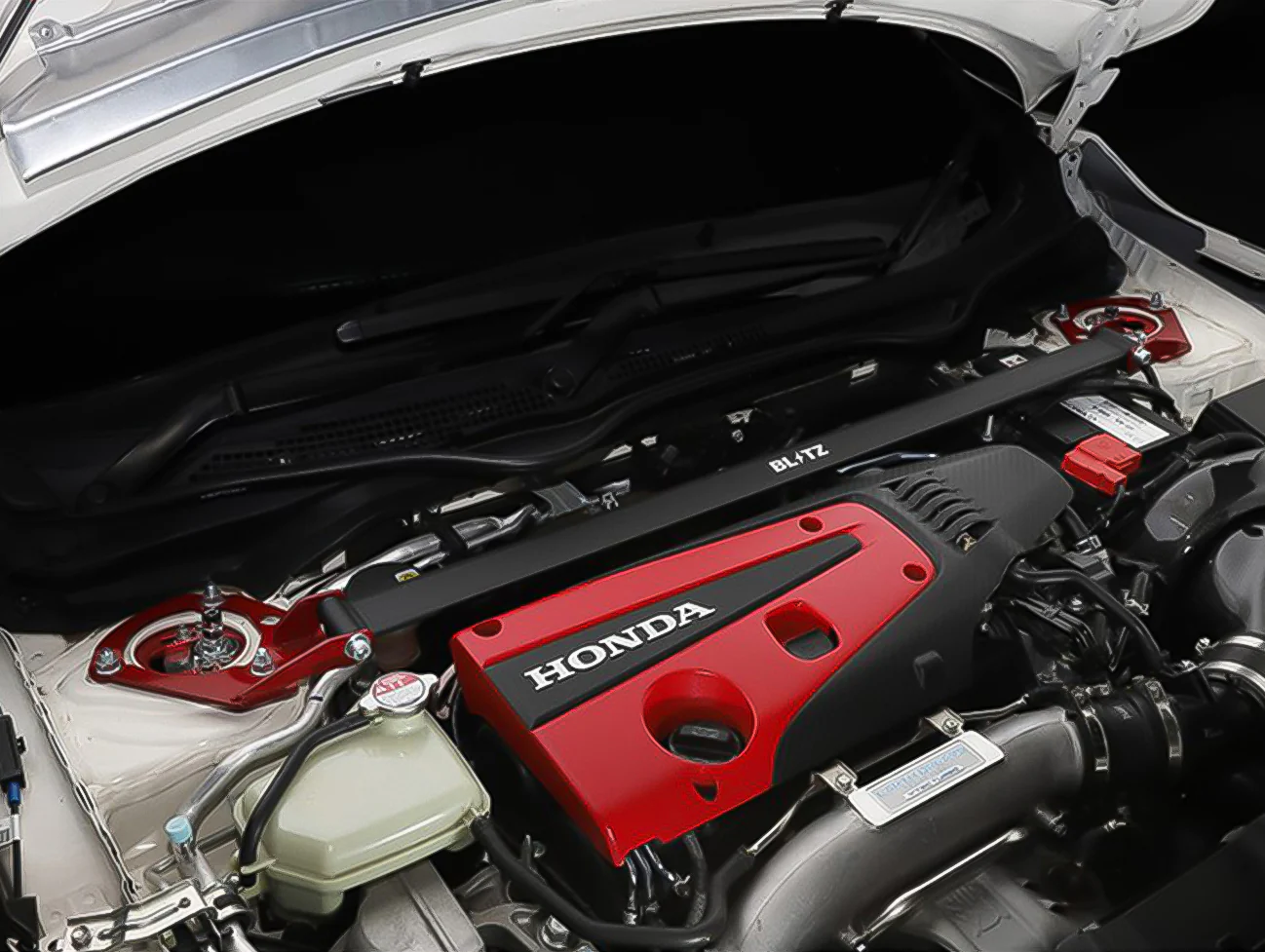Blitz Front Strut Tower Bar - 16-21 Civic Hatchback FK7 - Image 5