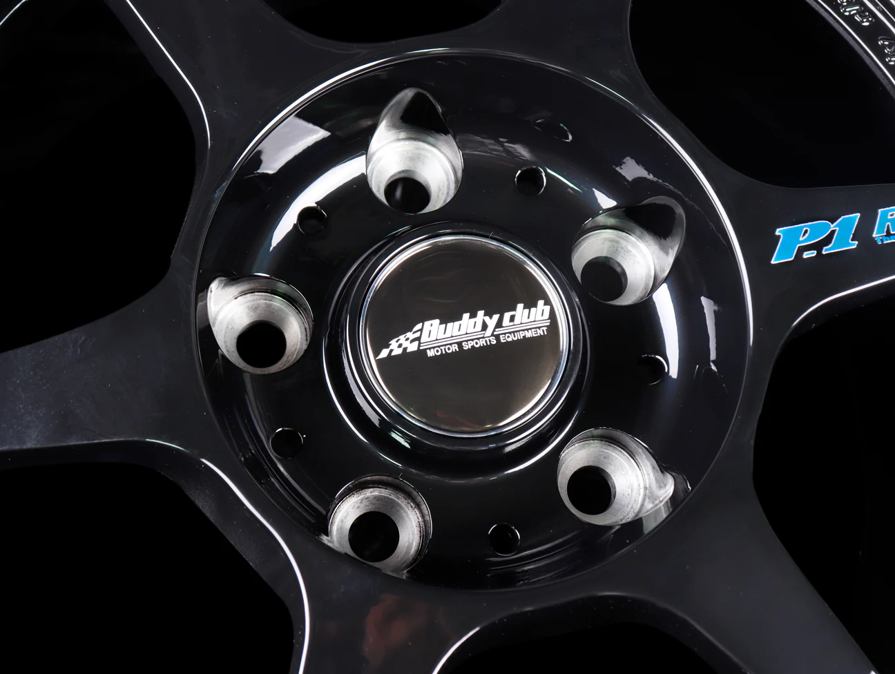 Buddy Club SF Wheels - Gloss Black 15x8 / 4x100 / +32 - Image 3