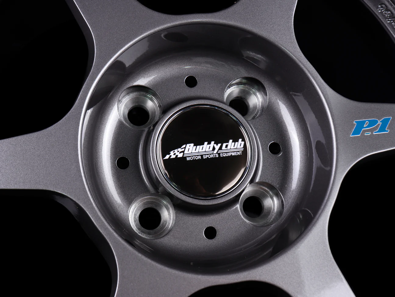 Buddy Club SF Wheels - Gunmetal 15x8 / 4x100 / +32 - Image 3