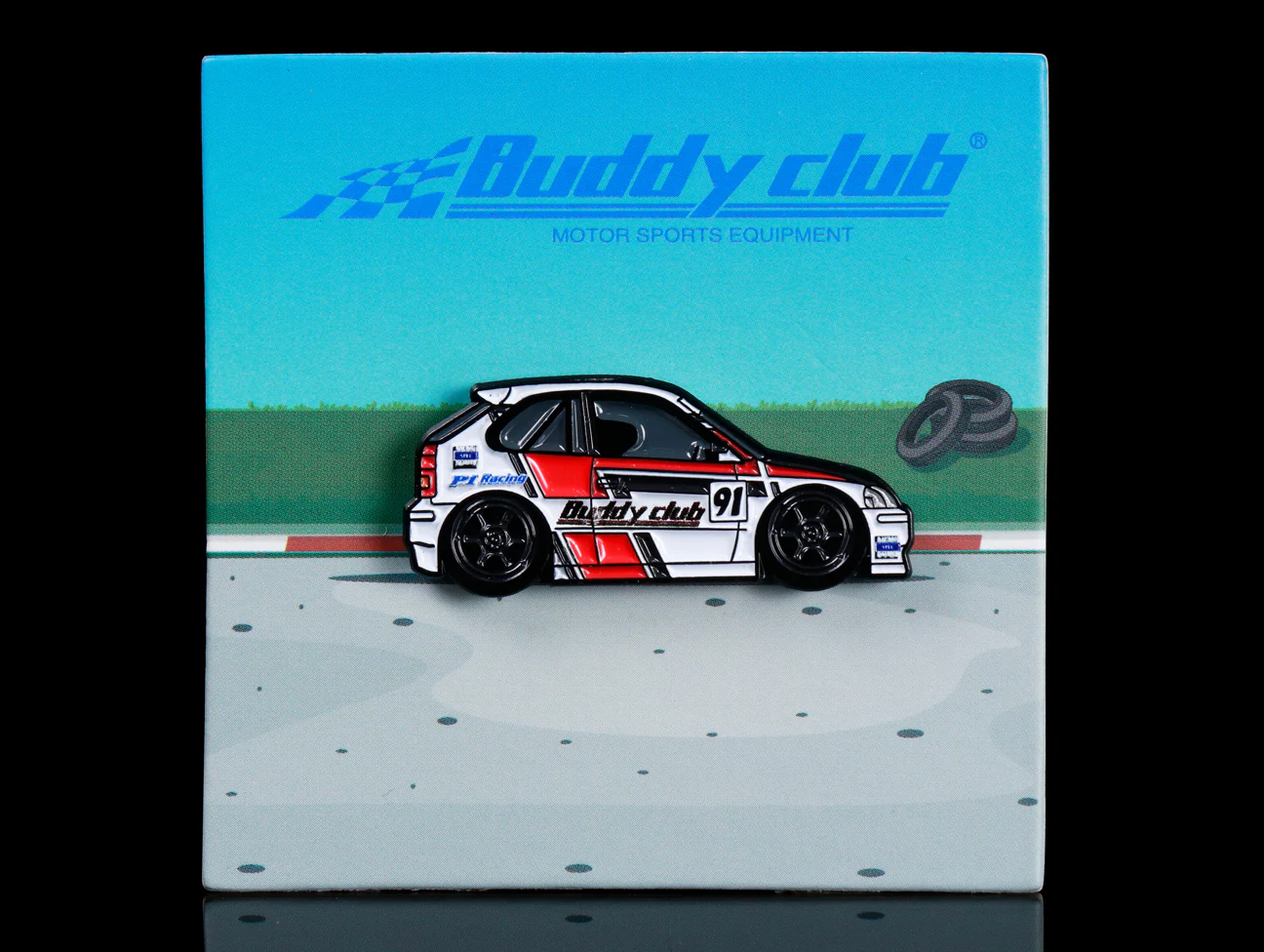 Buddy Club x Leen Customs Lapel Pin - Image 5