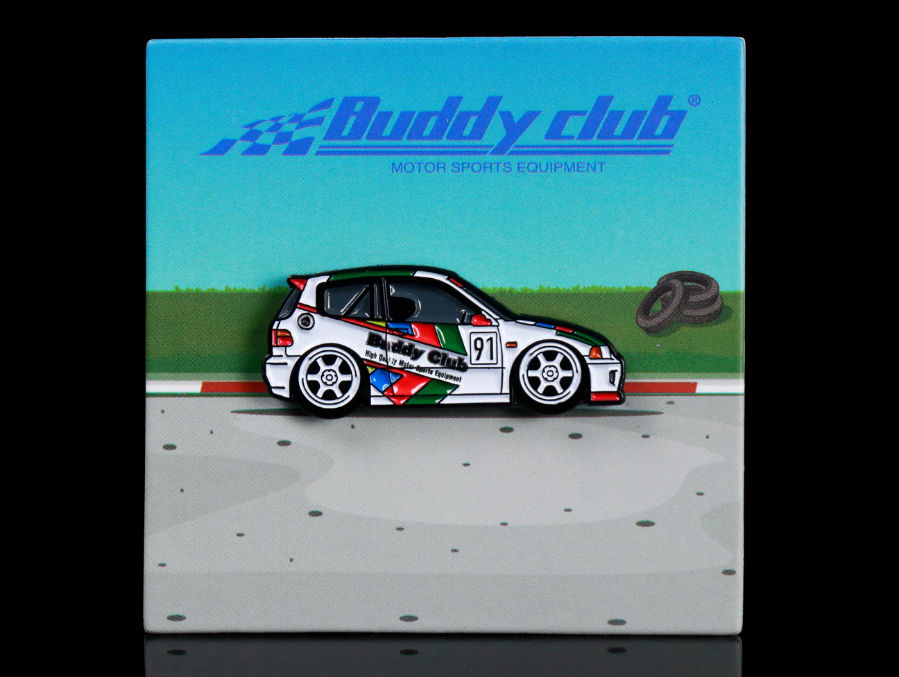 Buddy Club x Leen Customs Lapel Pin - Image 6