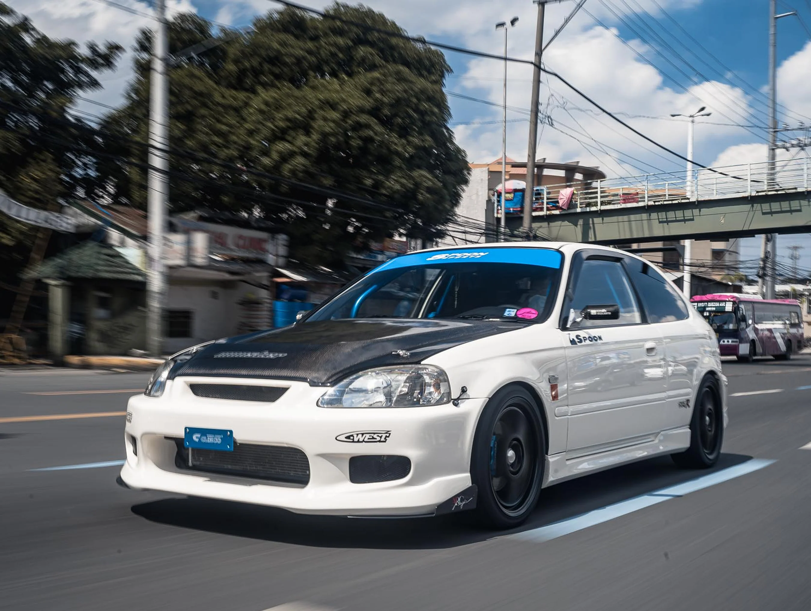 C-West Front Bumper - 96-00 Civic - Image 6