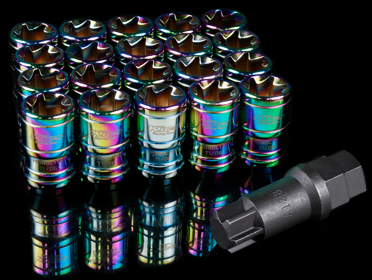 Project Kics Monolith T1/06 Lug Nut Set - 12x1.50 - Image 3