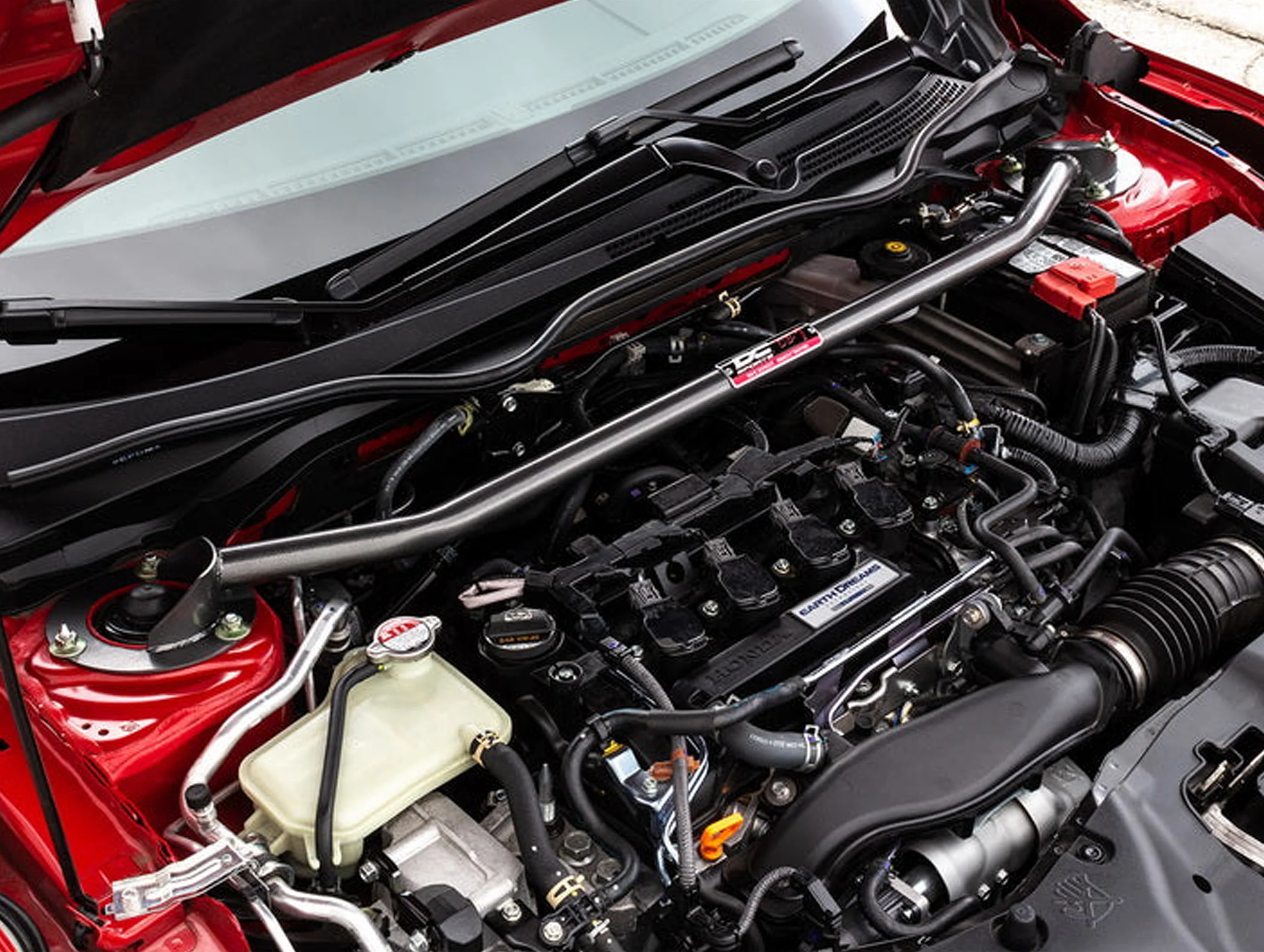 DC Sports Front Strut Bar - 16-21 Civic EX LX Si Sport - Image 7