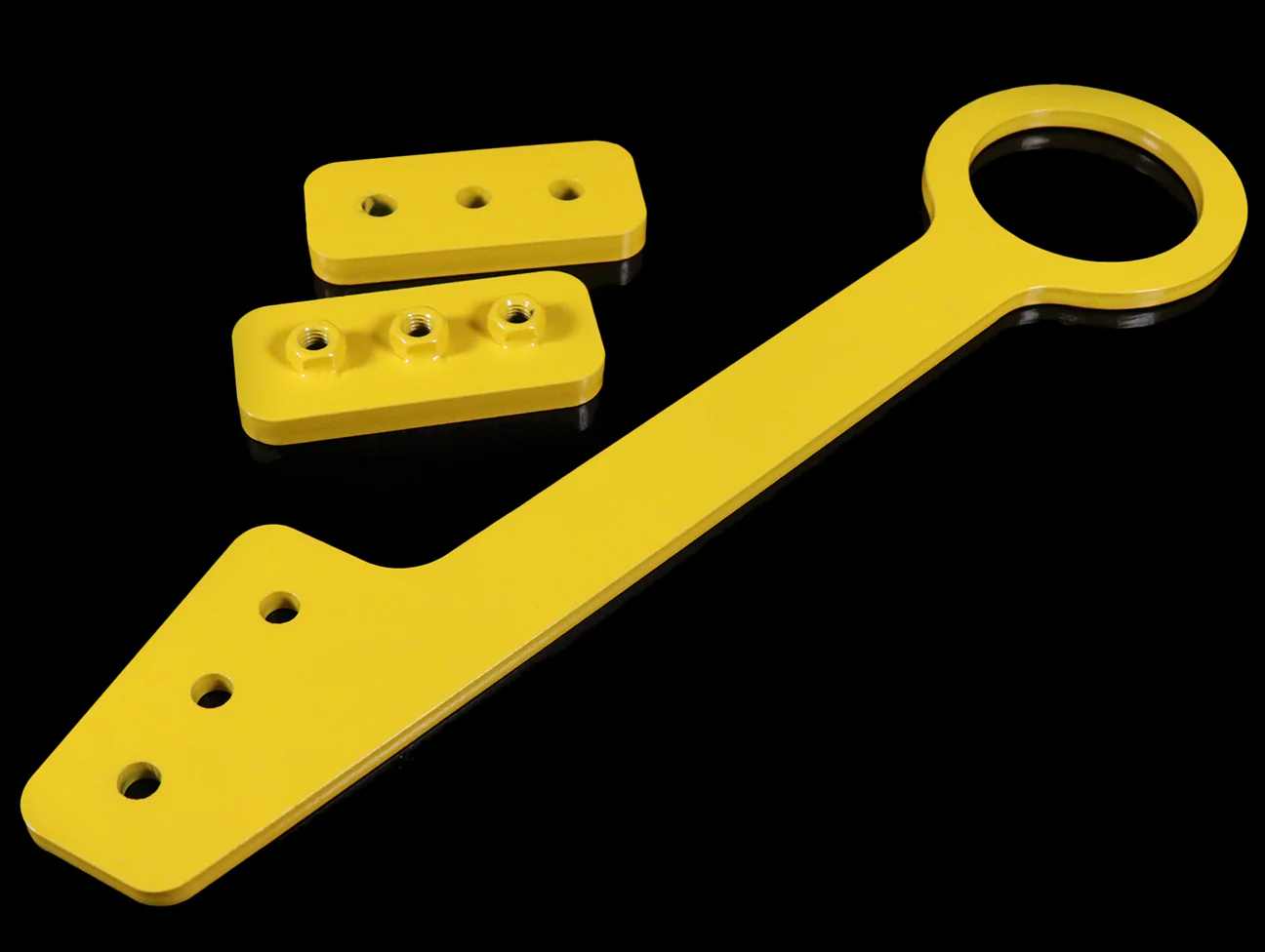 EVS Tuning Yellow Front Tow Hook - 00-09 S2000 w/Voltex Bumper - Image 3