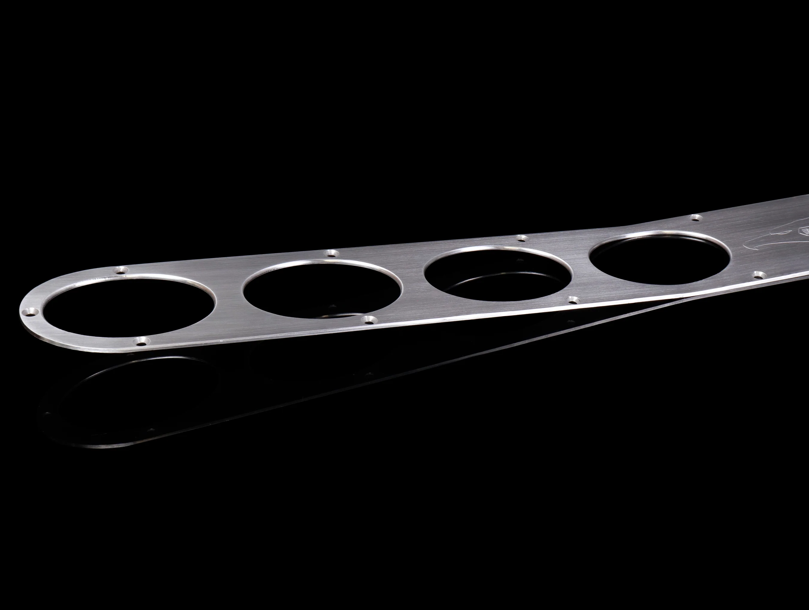 Golden Eagle 1-Piece Rear Bumper Diffuser - Brushed Aluminum (Shipping Damage) - Image 3