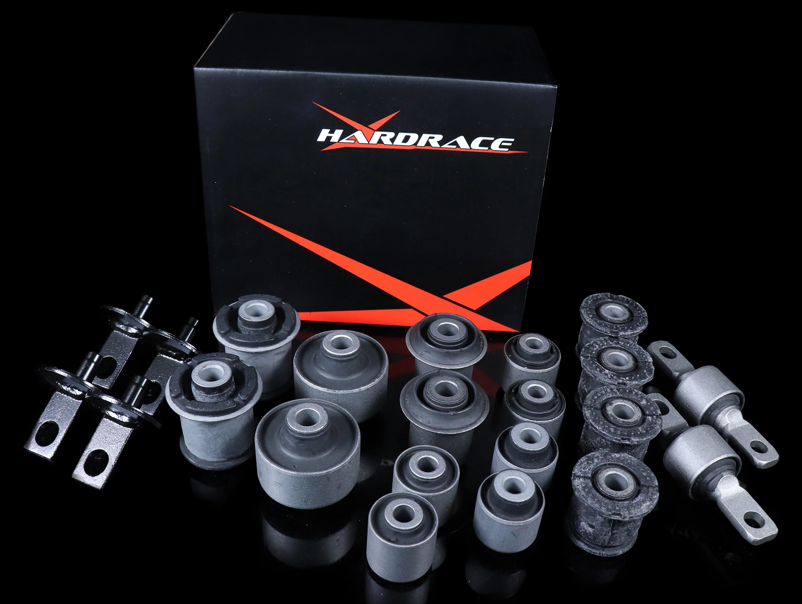 Hardrace Complete Bushing Set (Hard Rubber) - 02-06 RSX