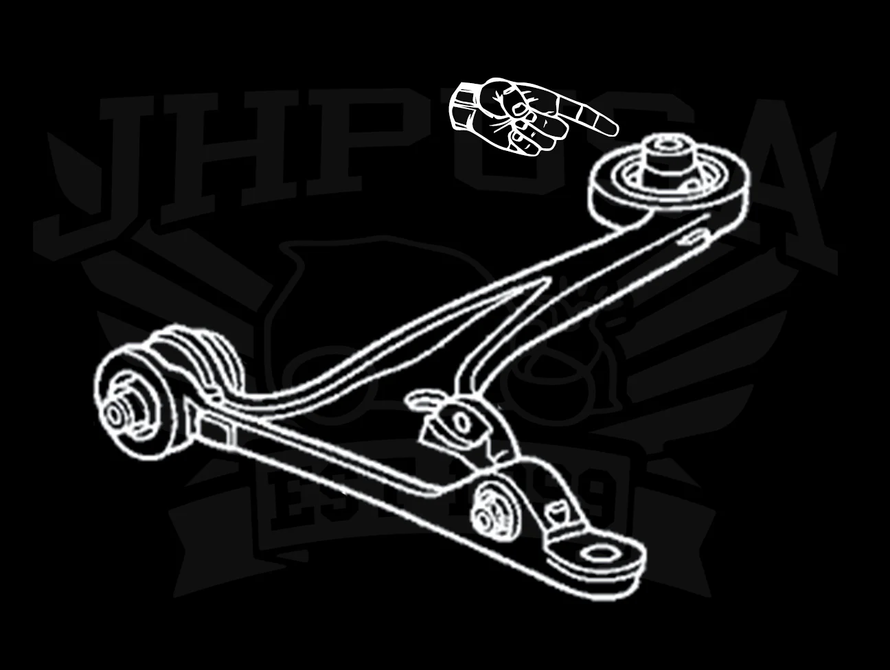 Hardrace Front Compliance Bushings - 00-09 S2000 - Image 3
