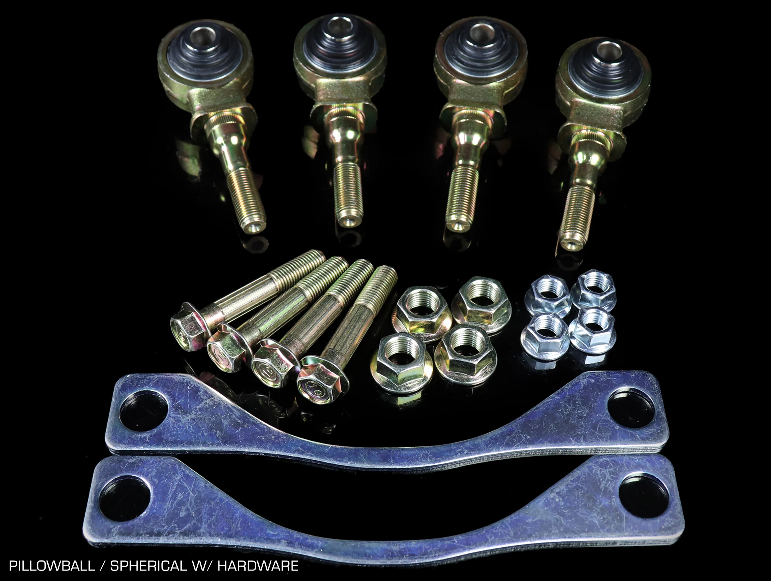 Hardrace Front Upper Control Arm Bushings & Hardware - 92-95 Civic / 94-01 Integra - Image 3