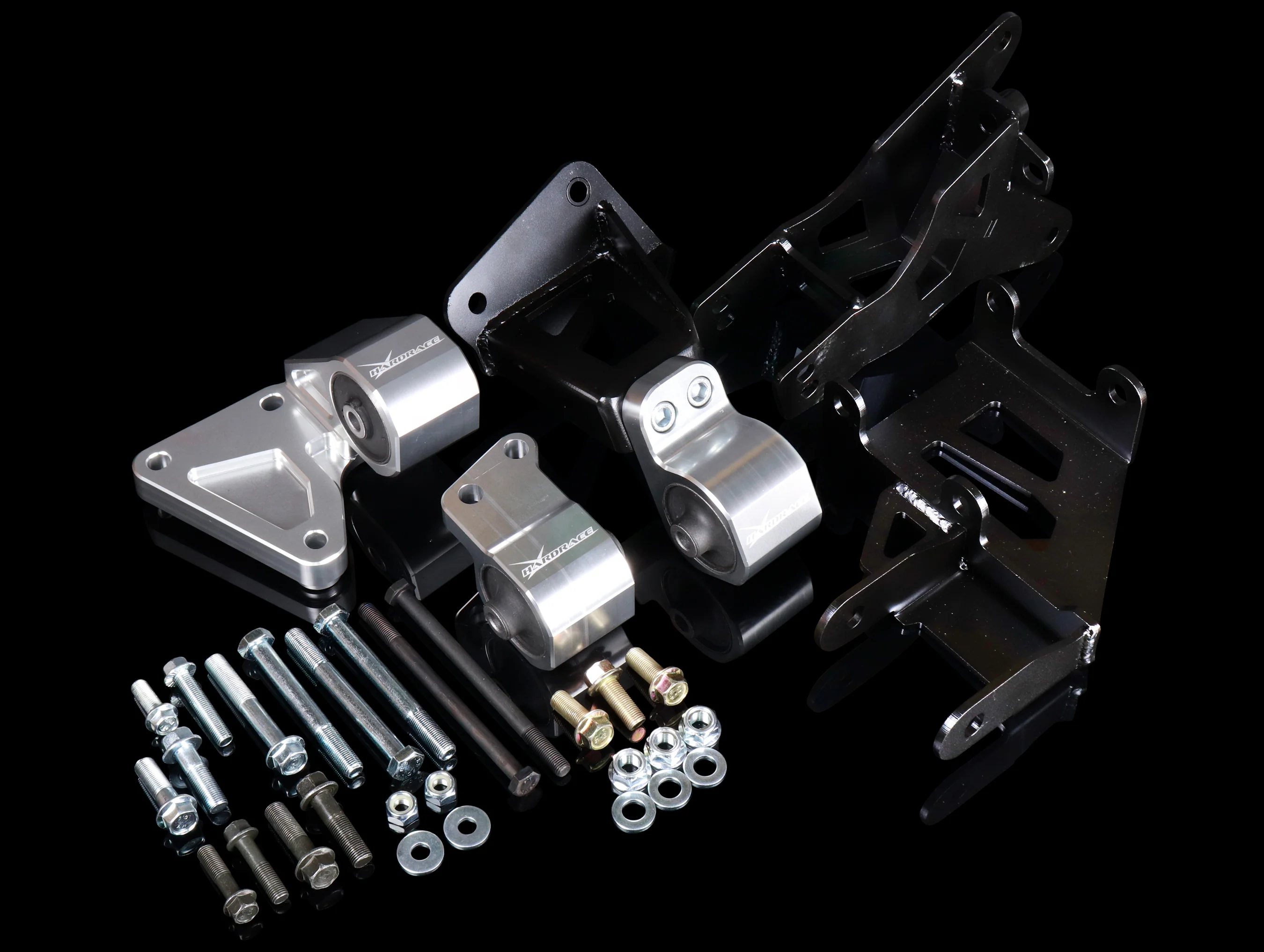 Hardrace K-series Engine Mount Kit (03-07 Accord/ TSX ’04-08 Trans) - 92-95 Civic / 94-01 Integra - Image 3