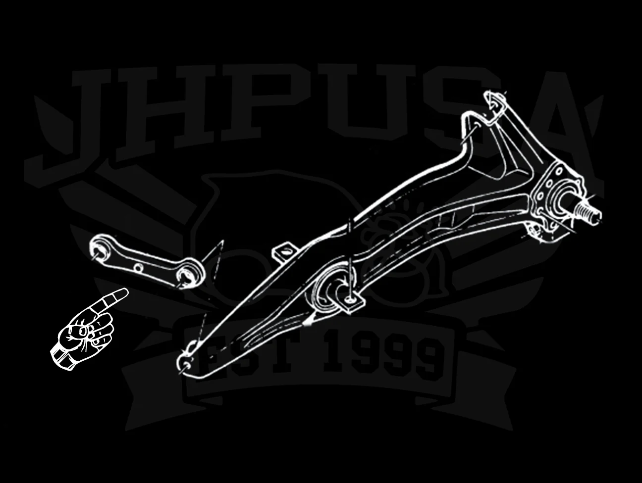Hardrace Rear Toe Kit - 88-91 Civic/CRX - Image 5