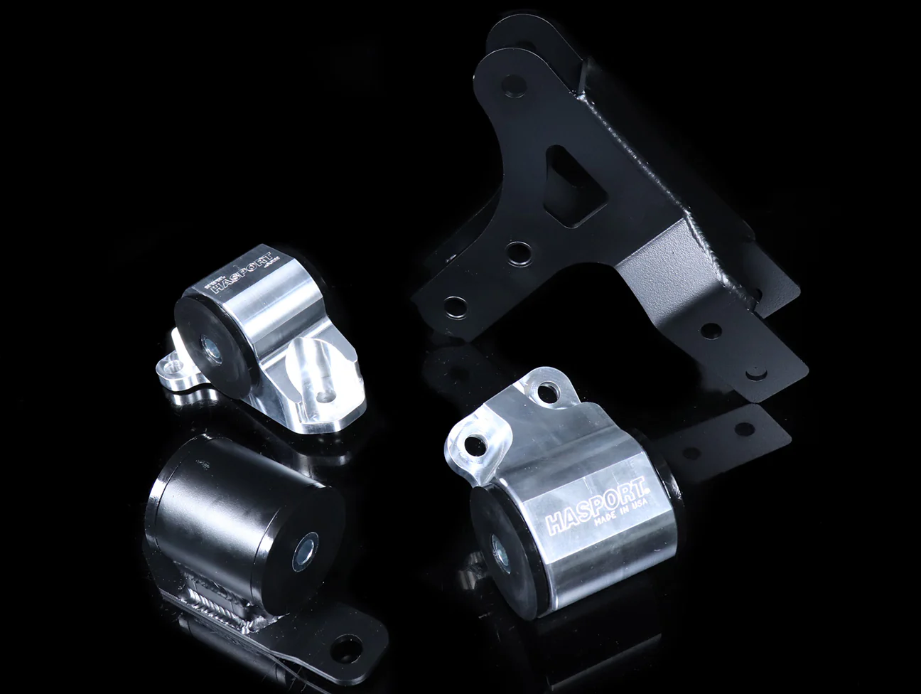 Hasport Billet B-series Engine w/ AWD Trans Mount Kit (EGBAWD) - 92-95 Civic / 92-97 Delsol