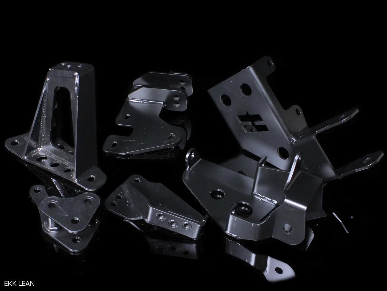 Hasport Billet Black K-series Lean Engine Mount Kit - 92-00 Civic / 94-01 Integra - Image 4