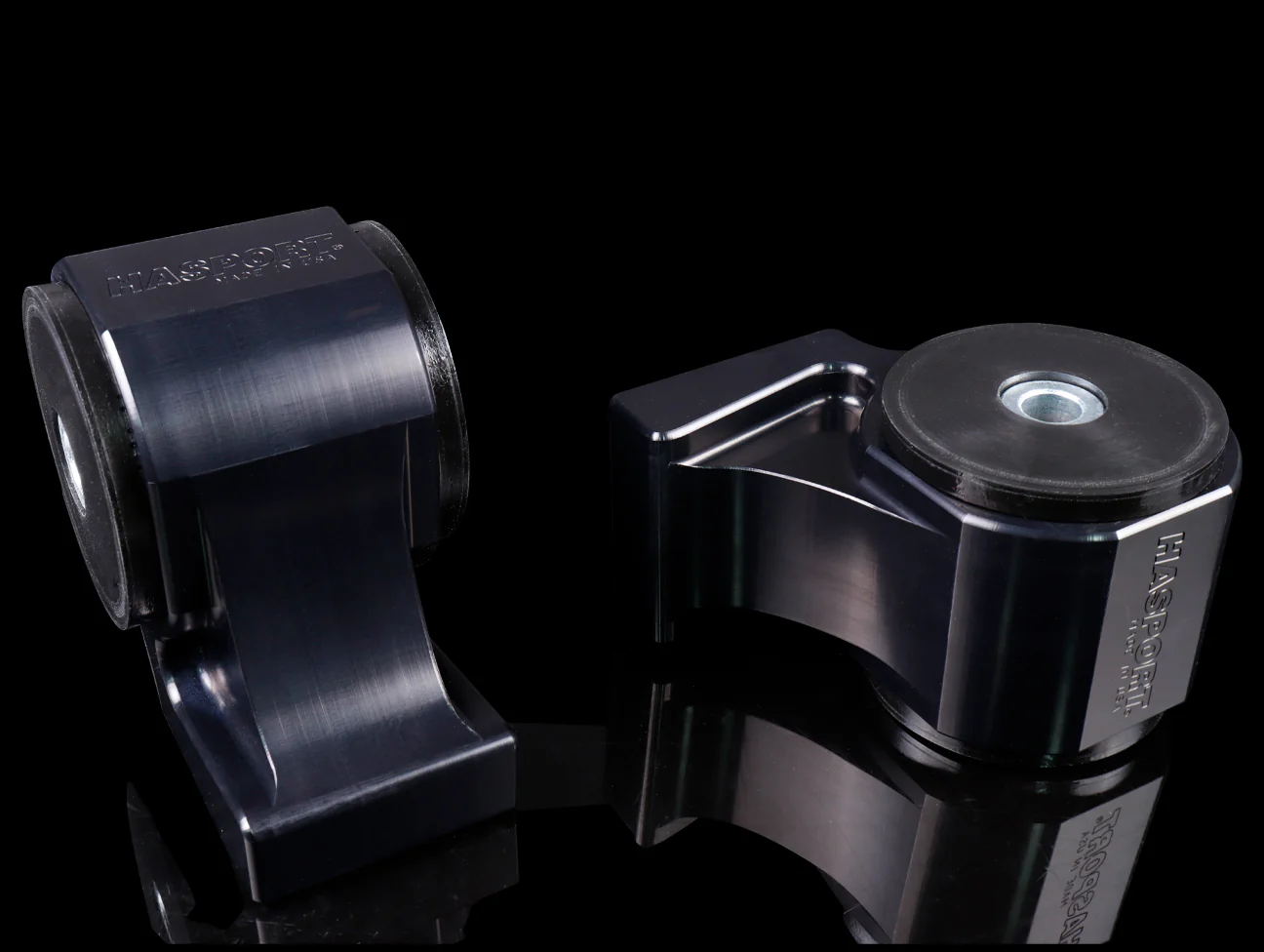 Hasport Black Billet K-Swap Mounts - 00-09 S2000 - Image 2