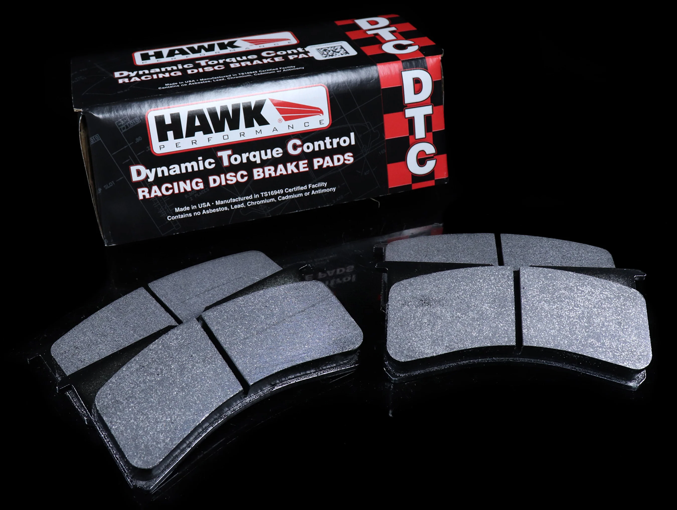 Hawk DTC-60 Front Race Brake Pads - Integra / RSX