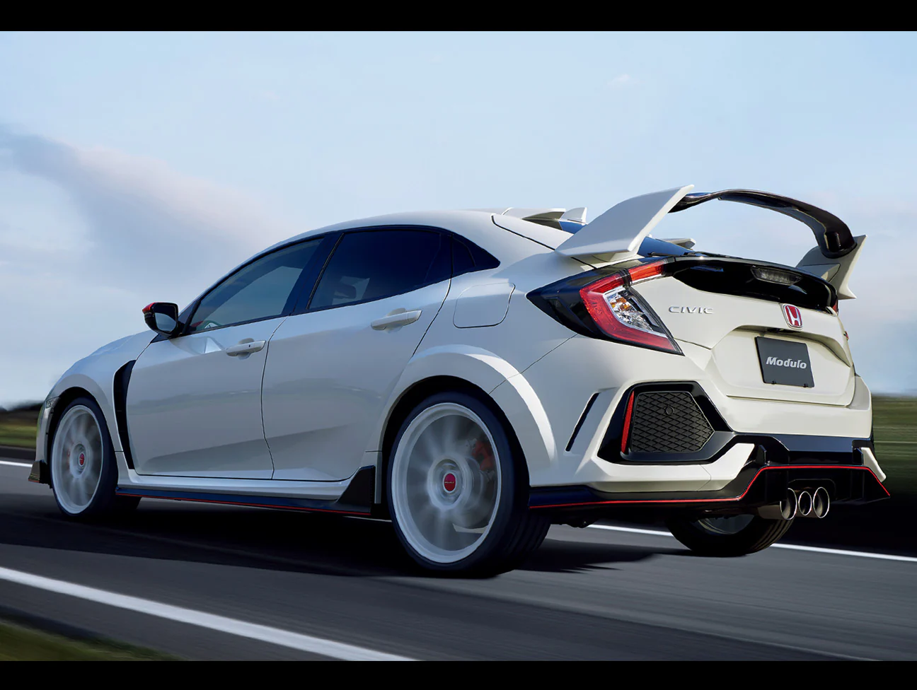 Honda Carbon Rear Tailgate Spoiler Kit - 17-21 Civic Type-R (FK8) - Image 15
