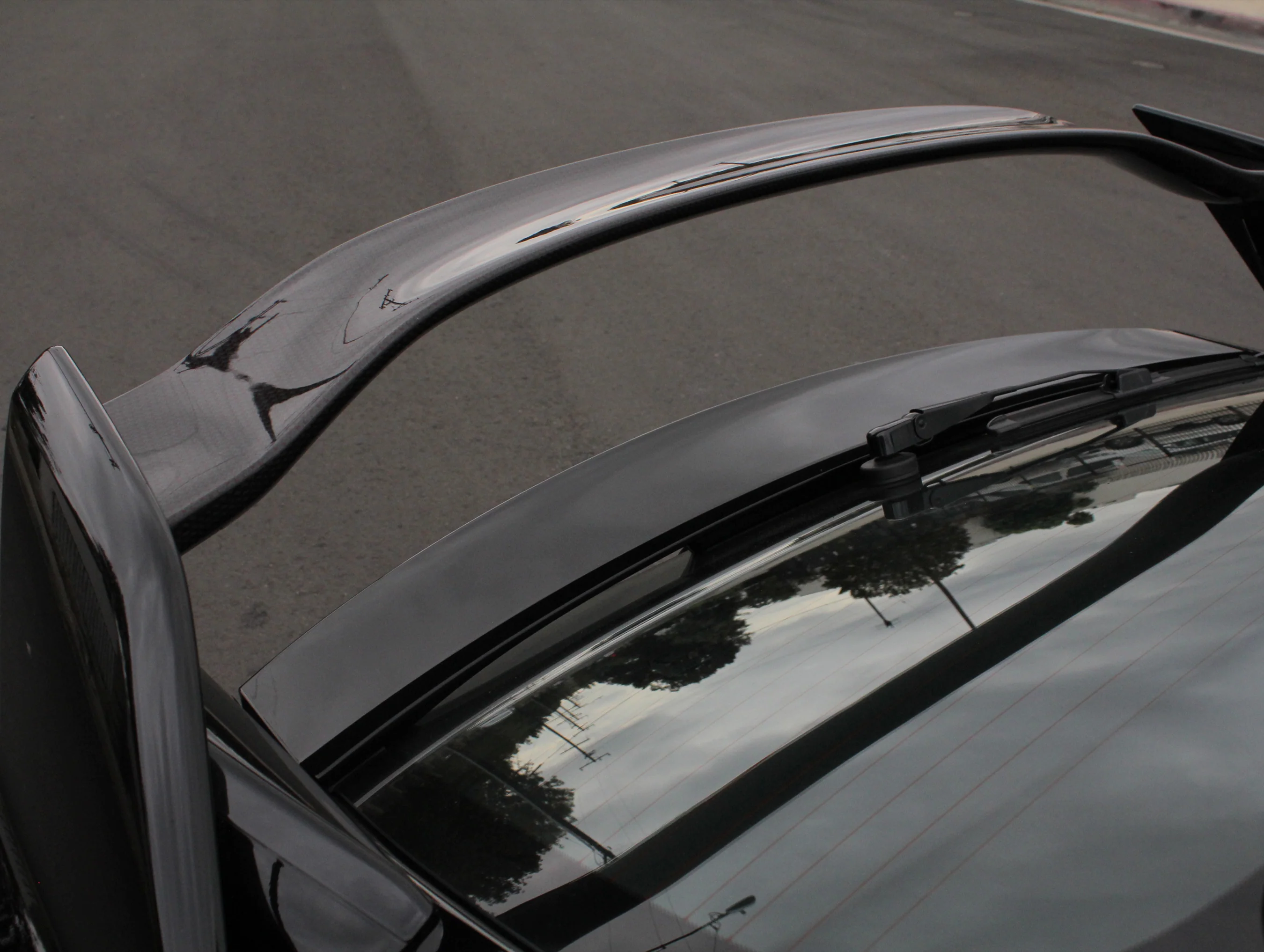 Honda Carbon Rear Tailgate Spoiler Kit - 17-21 Civic Type-R (FK8) - Image 5