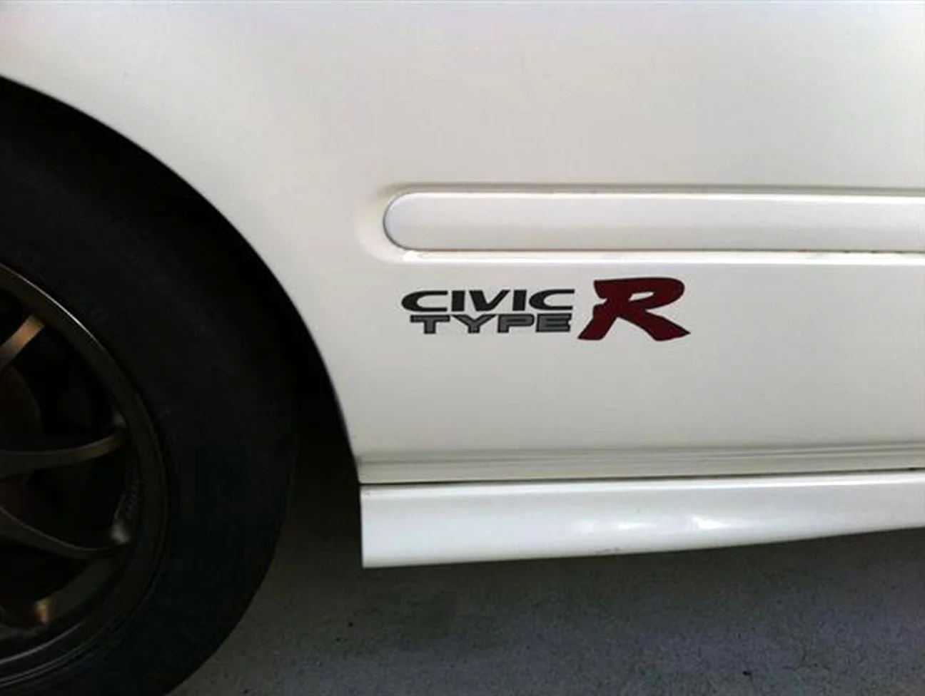 Honda Civic Type R EK9 Rear Decal - Image 4