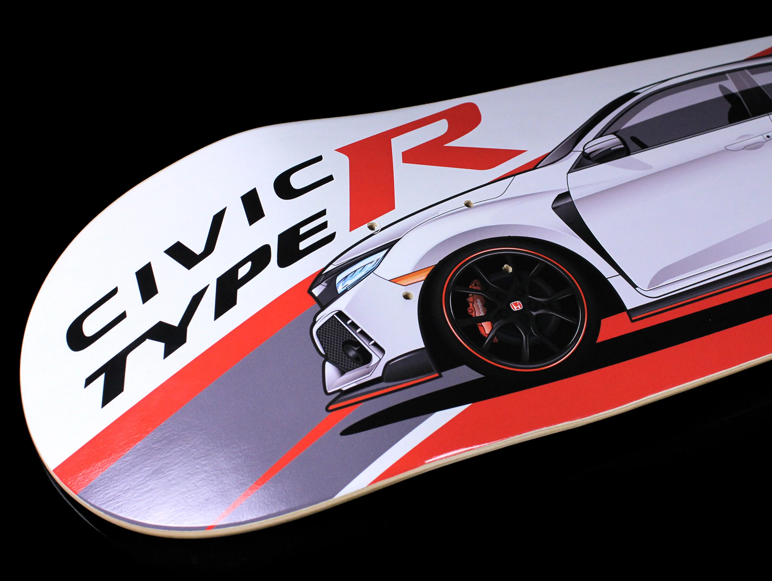 Honda Civic Type-R FK8 Skate Deck (Side Profile) - Image 3