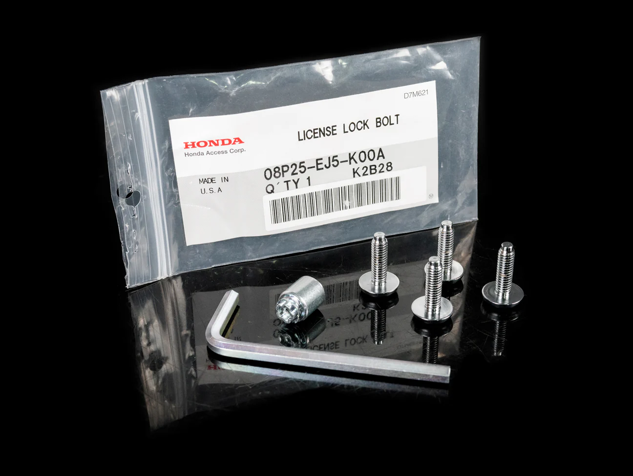 Honda License Plate Security Bolt Set - Image 2