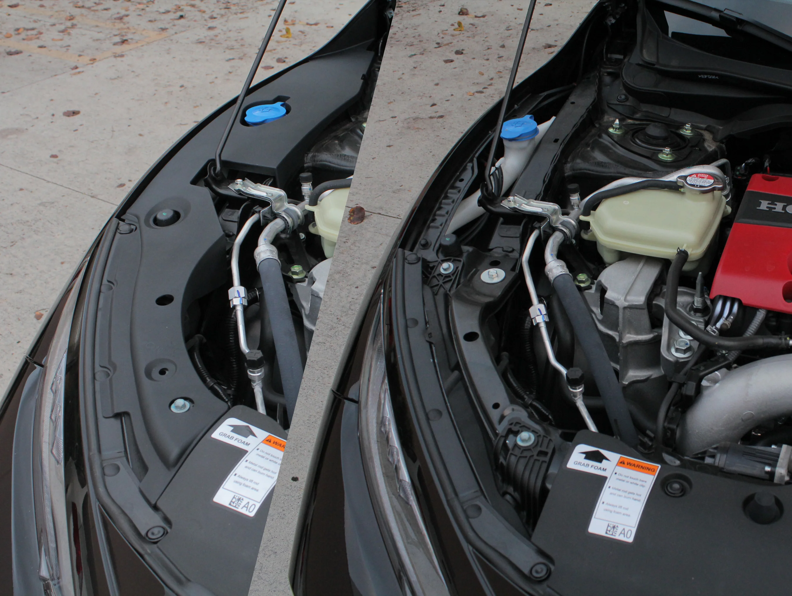 Honda Under Hood Inner Wing Trim Set - 2017-2021 Civic - Image 3