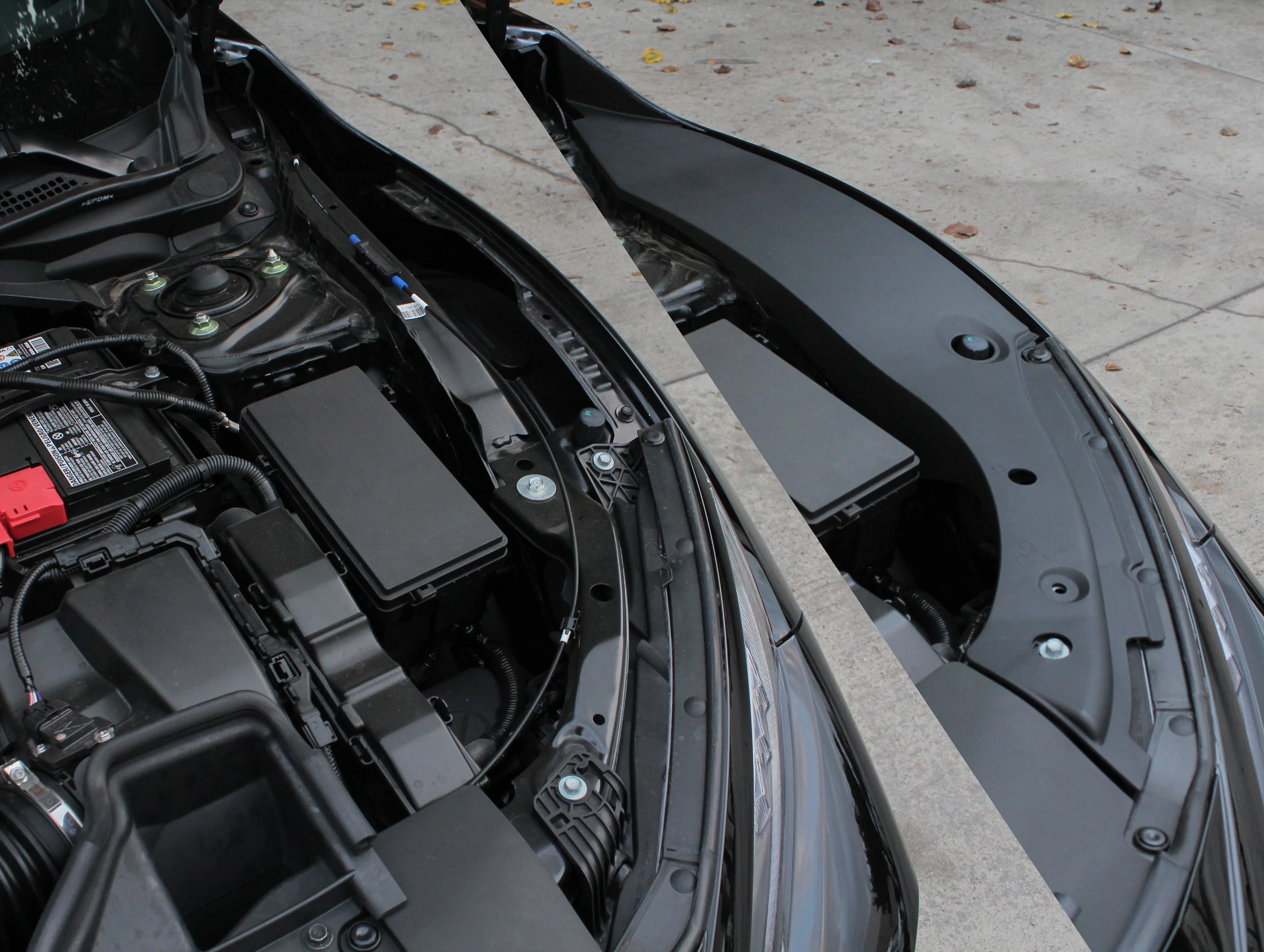 Honda Under Hood Inner Wing Trim Set - 2017-2021 Civic - Image 4