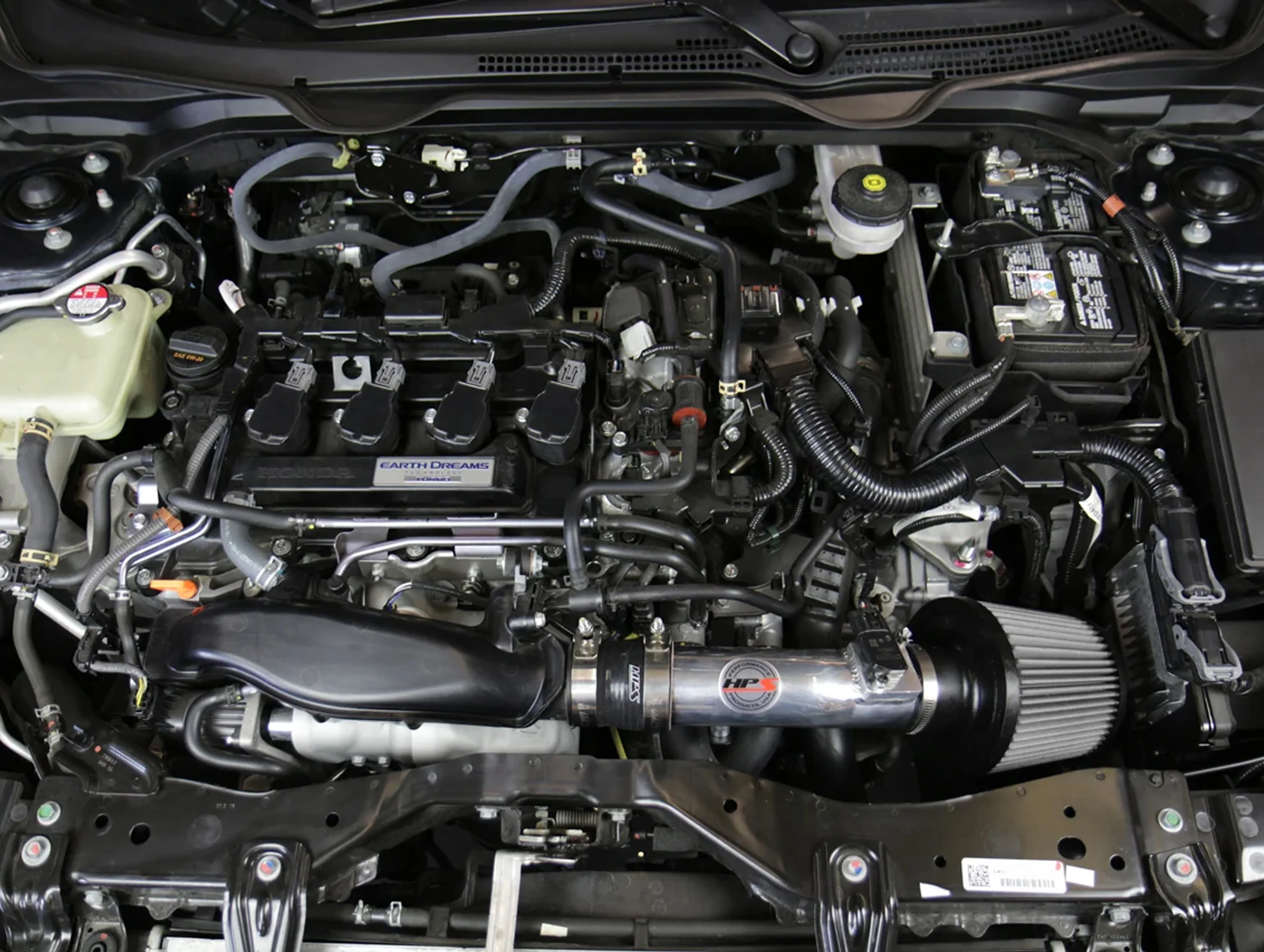 HPS Cold Air Intake Kit - 16-20 Honda Civic Non Si 1.5T Turbo - Image 6