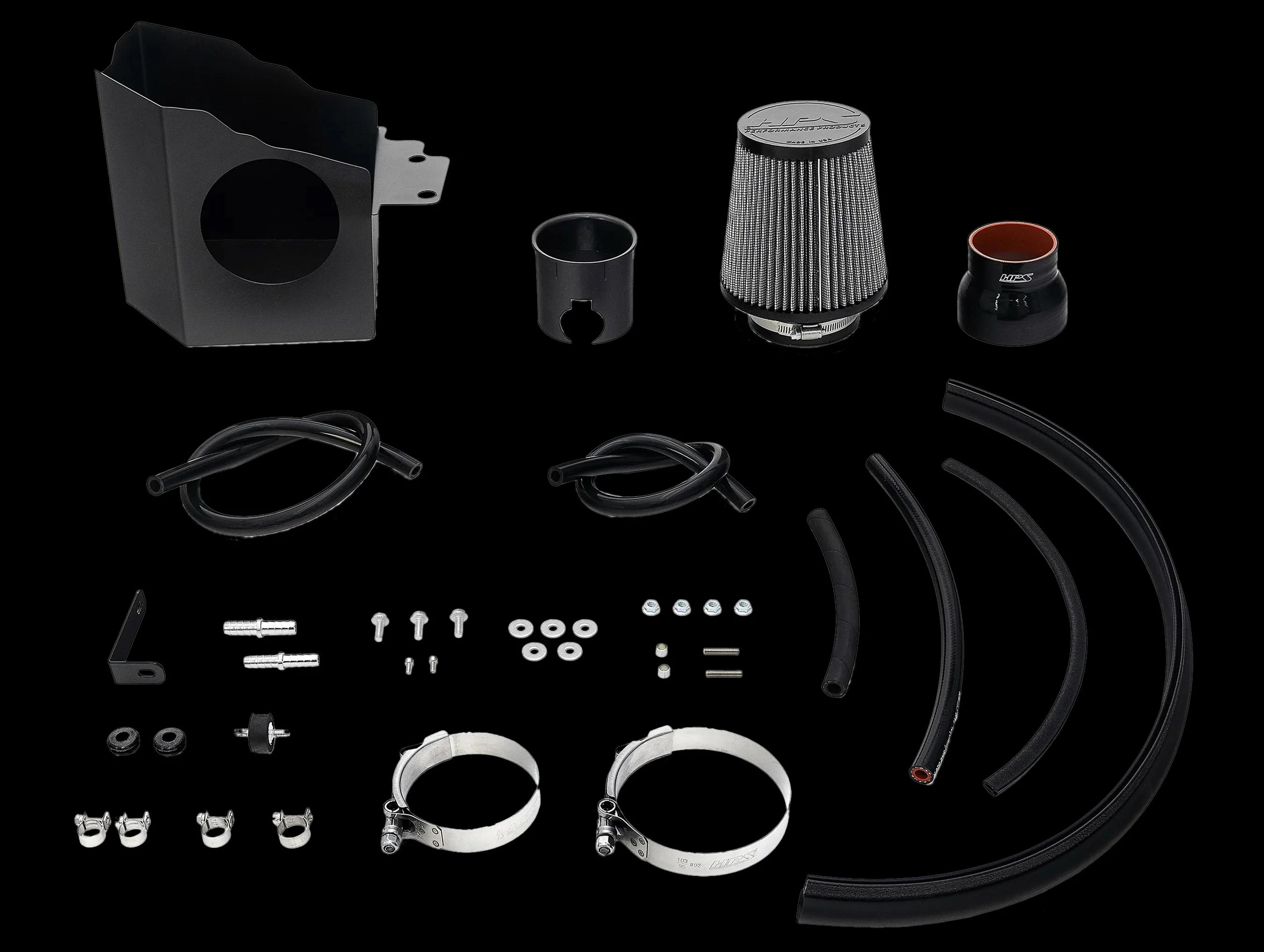 HPS Performance Air Intake Kit w/ Heat Shield - 17-21 Civic Type R (FK8) - Image 5