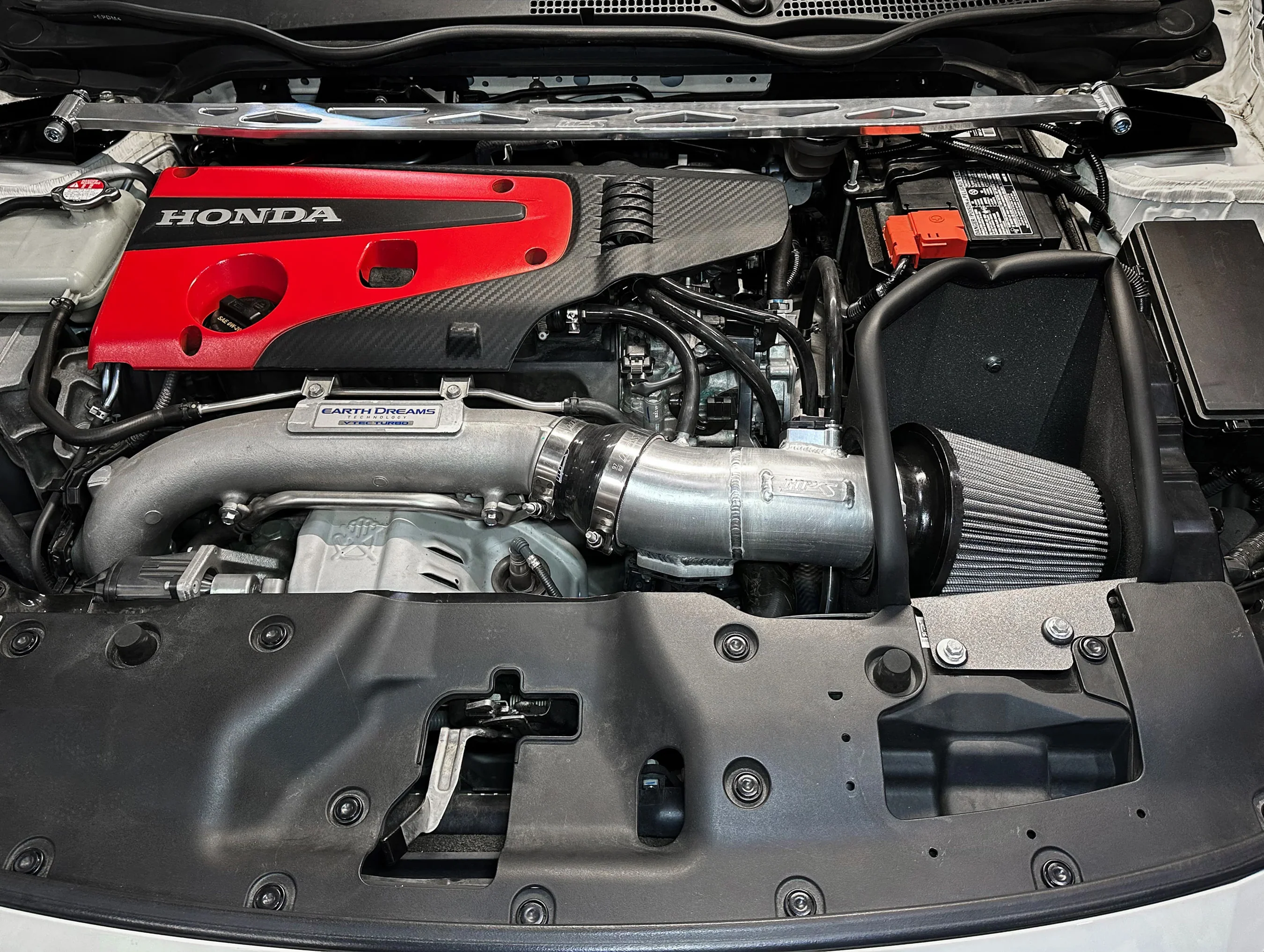 HPS Performance Air Intake Kit w/ Heat Shield - 17-21 Civic Type R (FK8) - Image 6