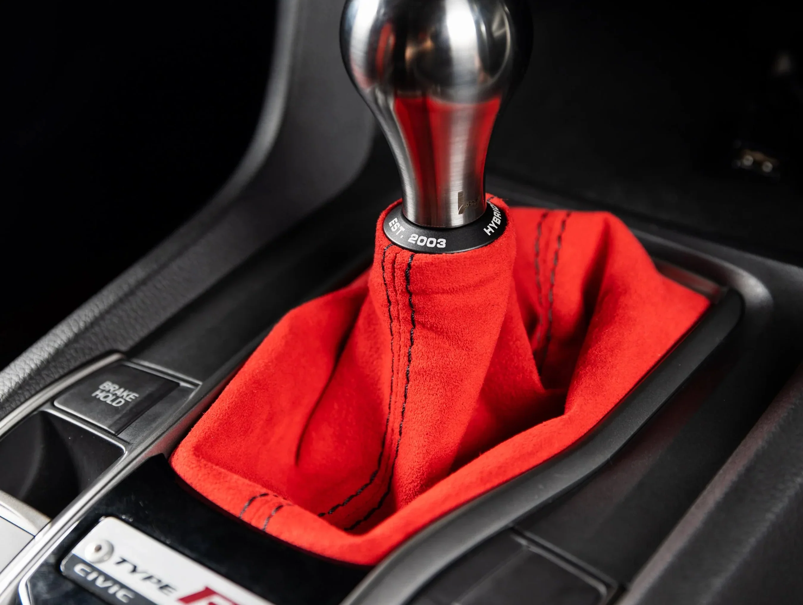 Hybrid Racing Alcantara Shift Boot - 16-21 Civic - Image 16
