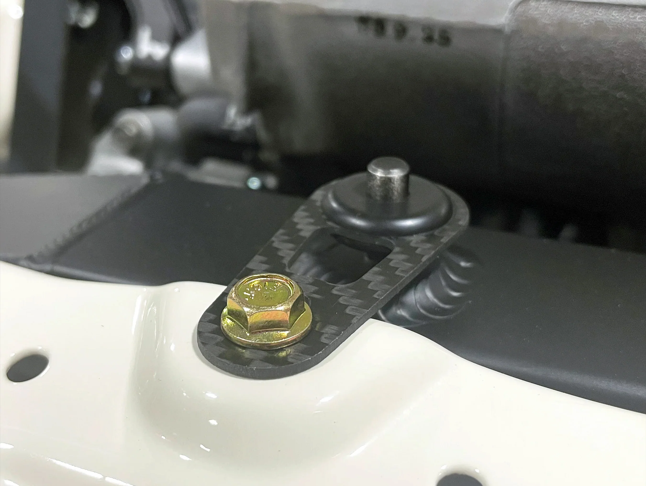Hybrid Racing Carbon Fiber Radiator Bracket - Image 4