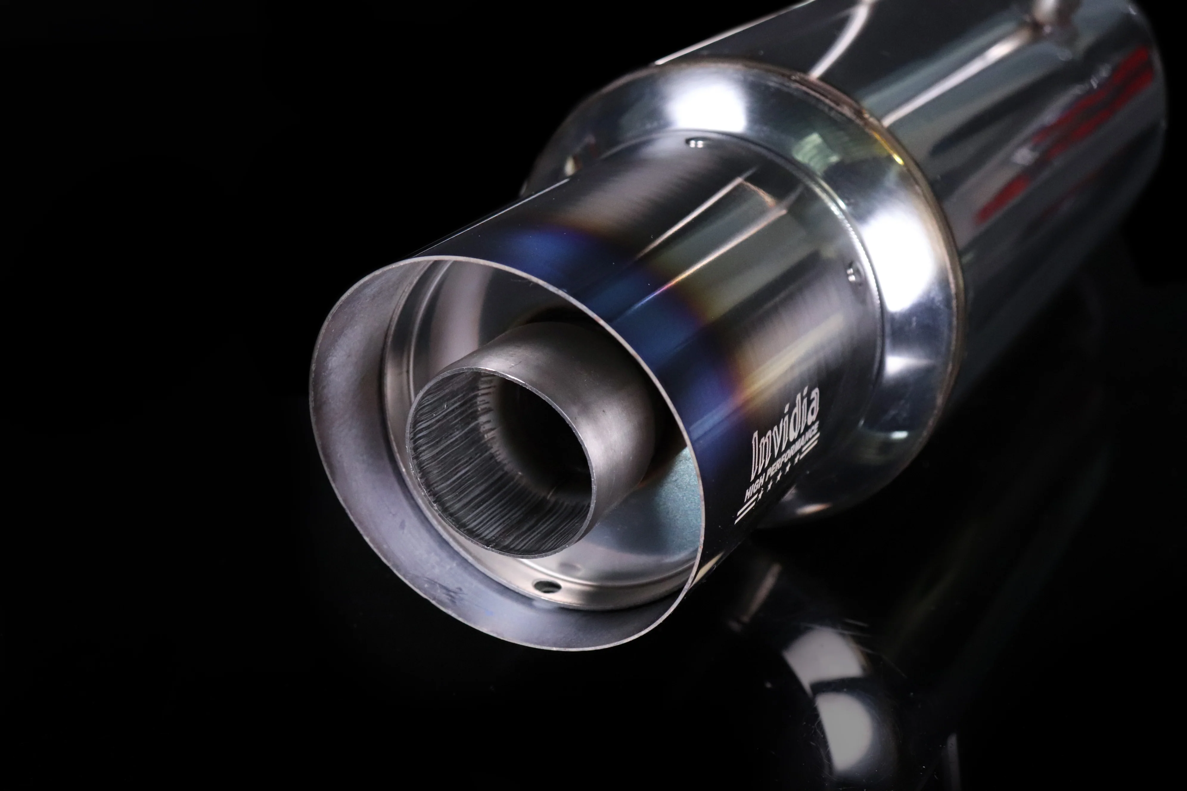 Invidia Single N1 Cat-Back Exhaust w/Ti Burnt Tips - 2016-21 Civic Sedan - Image 5