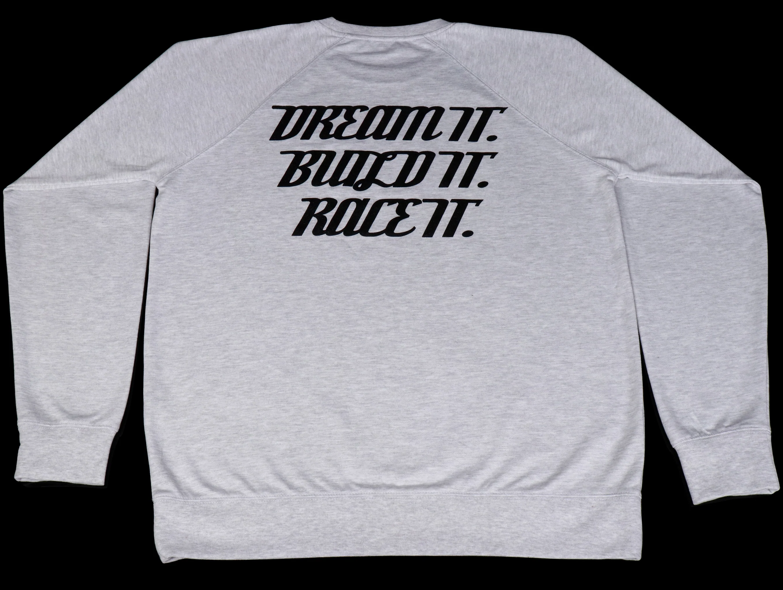 JHPUSA Dream It. Build It. Race It. Crewneck