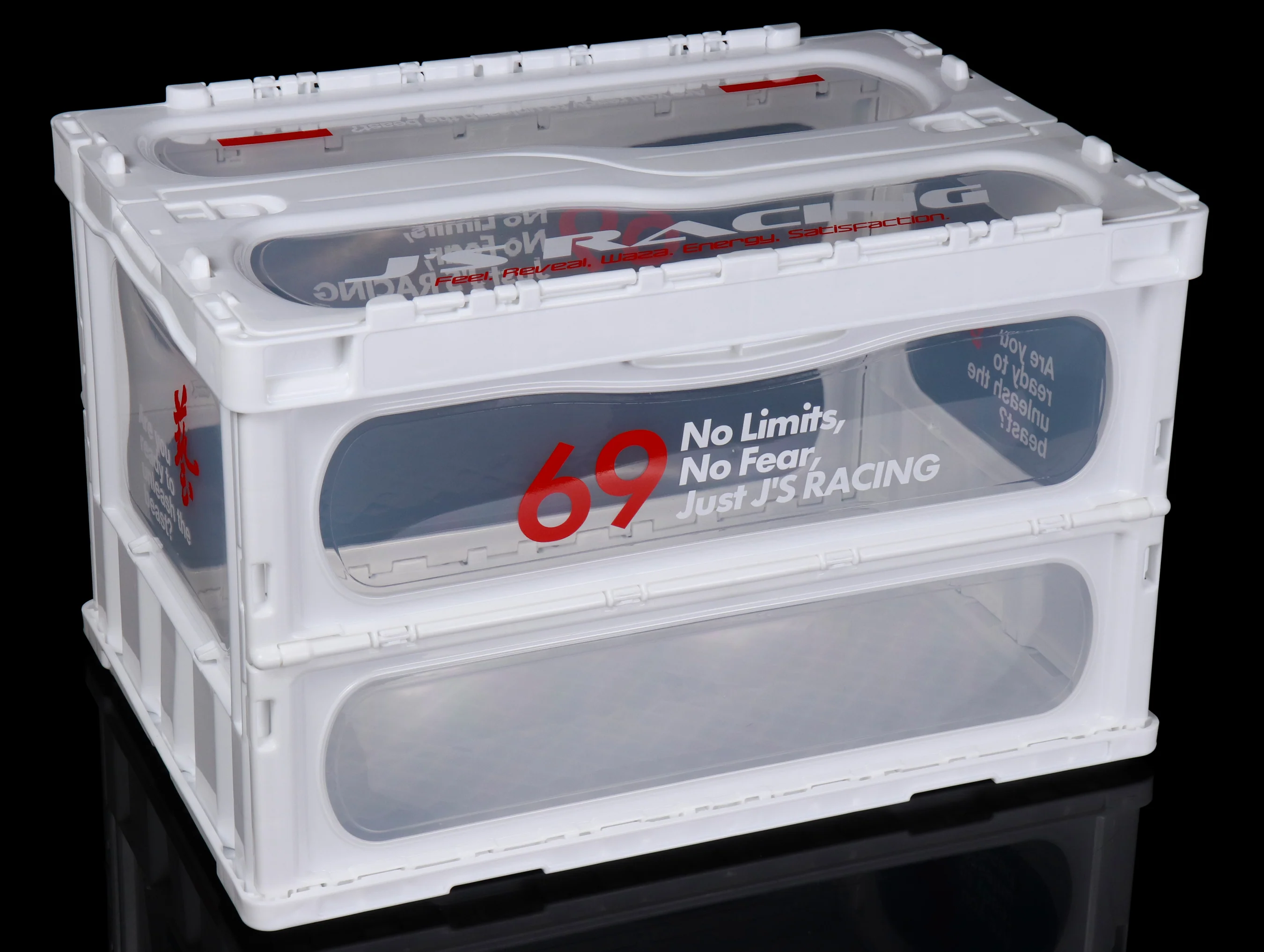 J's Racing Crystal Box Folding Storage Container